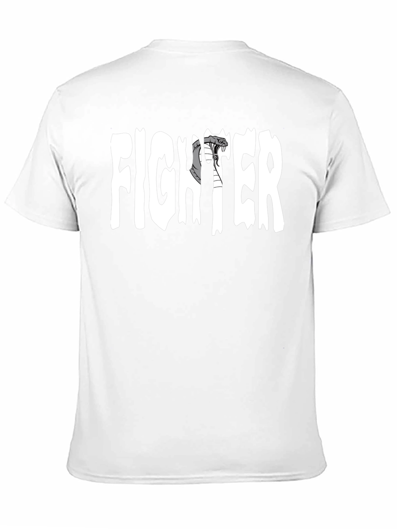 Cobra Fighter Graphic T-Shirt - Black