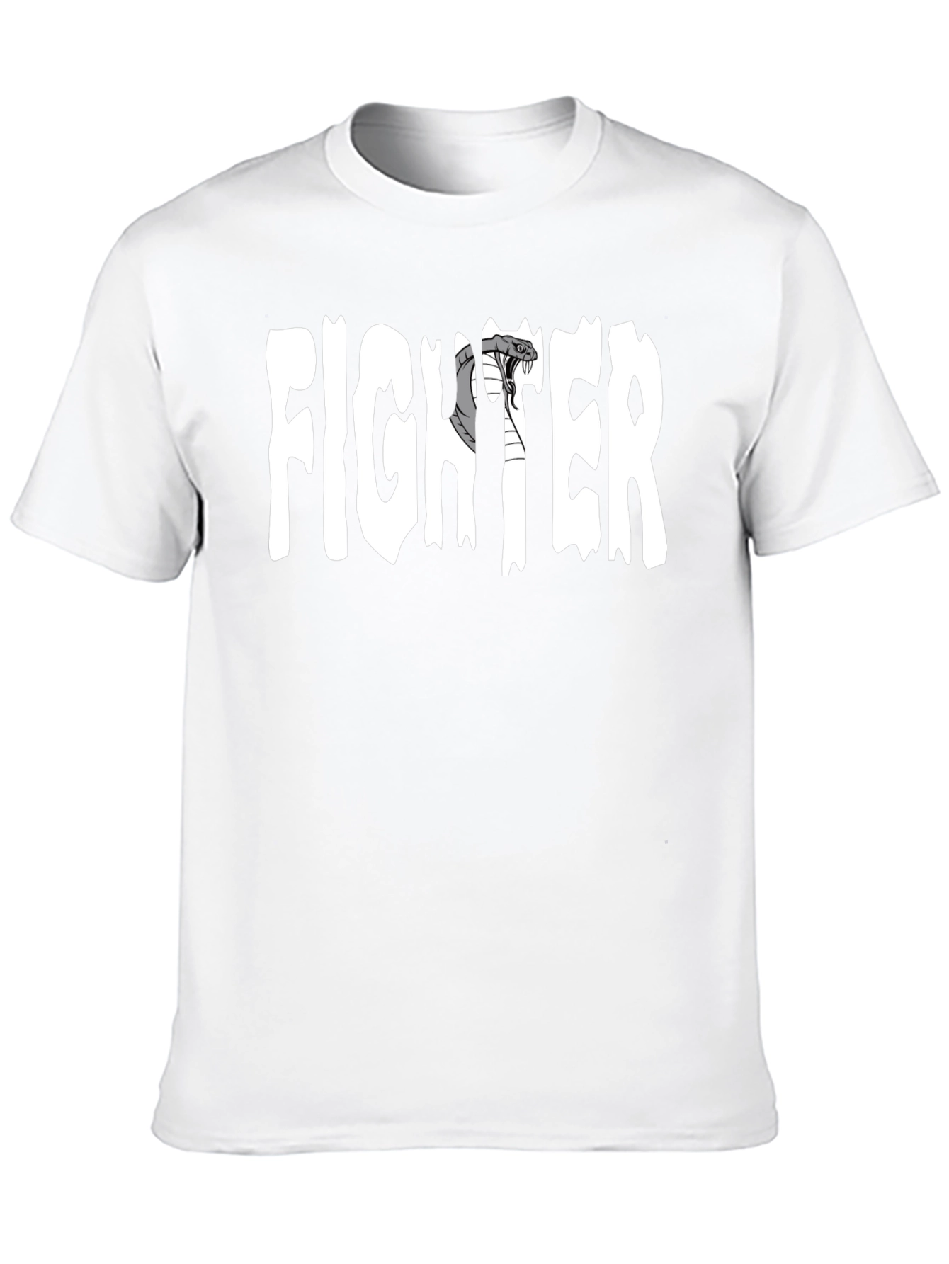 Cobra Fighter Graphic T-Shirt - Black