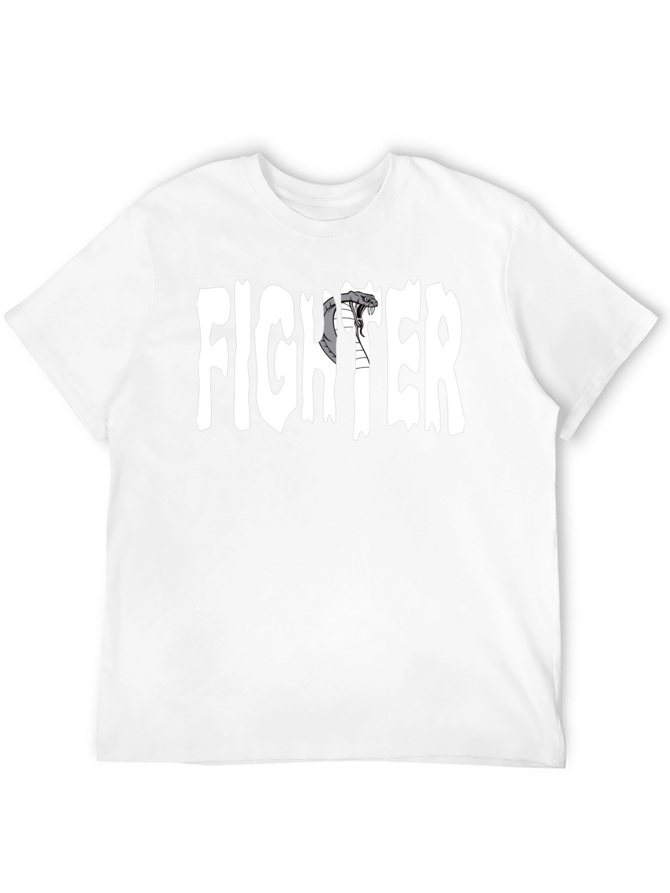Cobra Fighter Graphic T-Shirt - Black