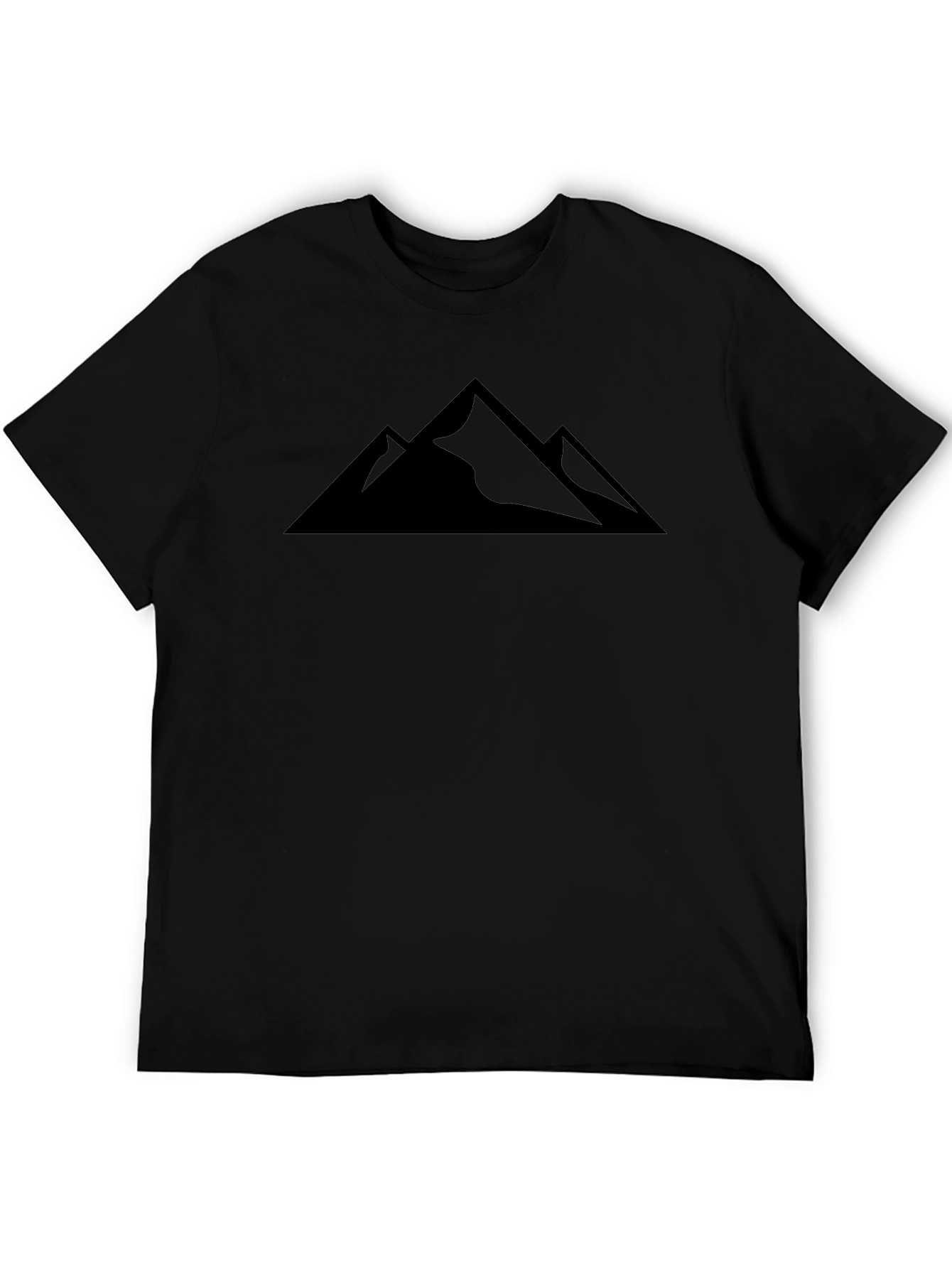 Mens Black Mountain Graphic Tee