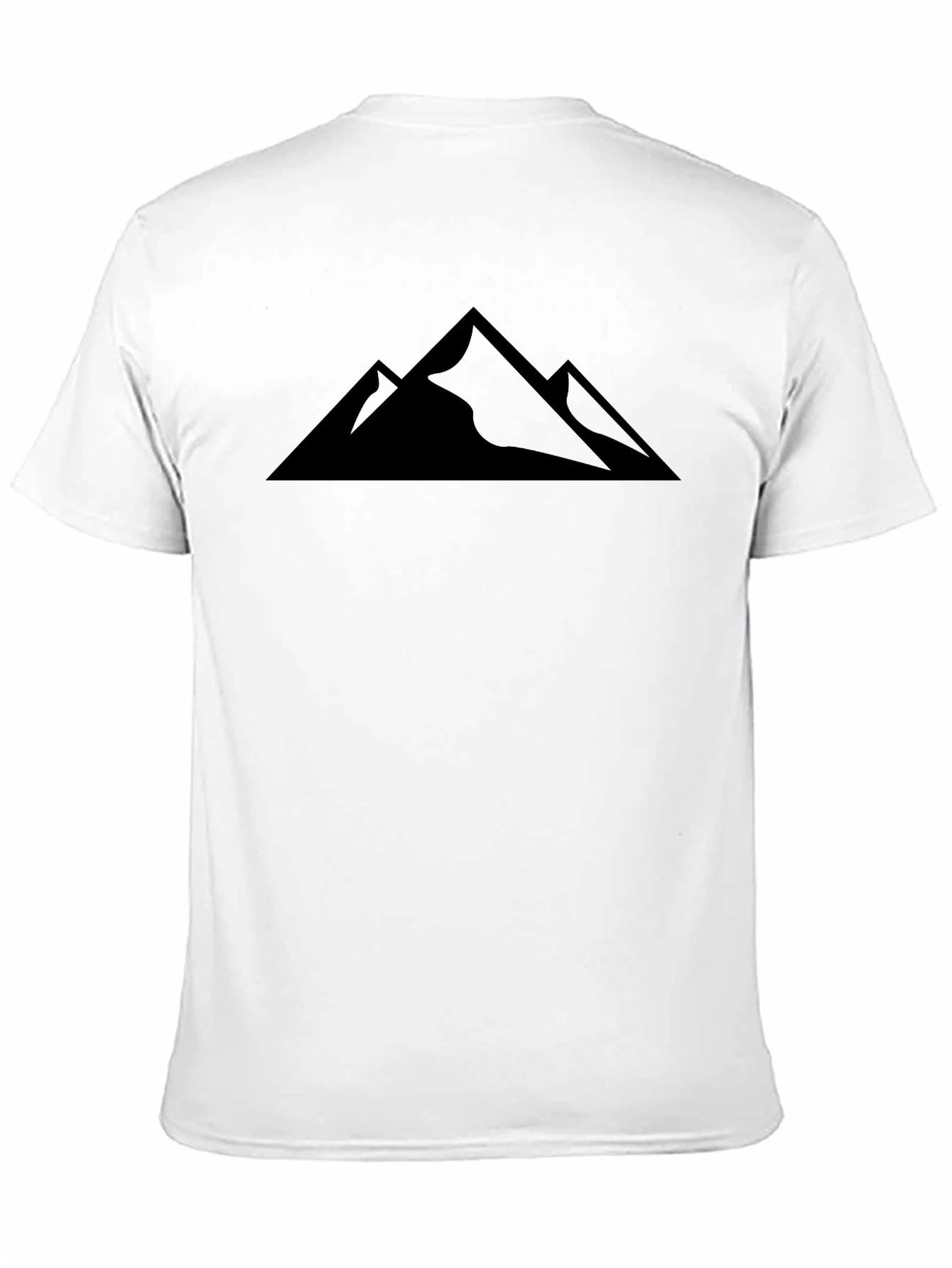 Mens Black Mountain Graphic Tee