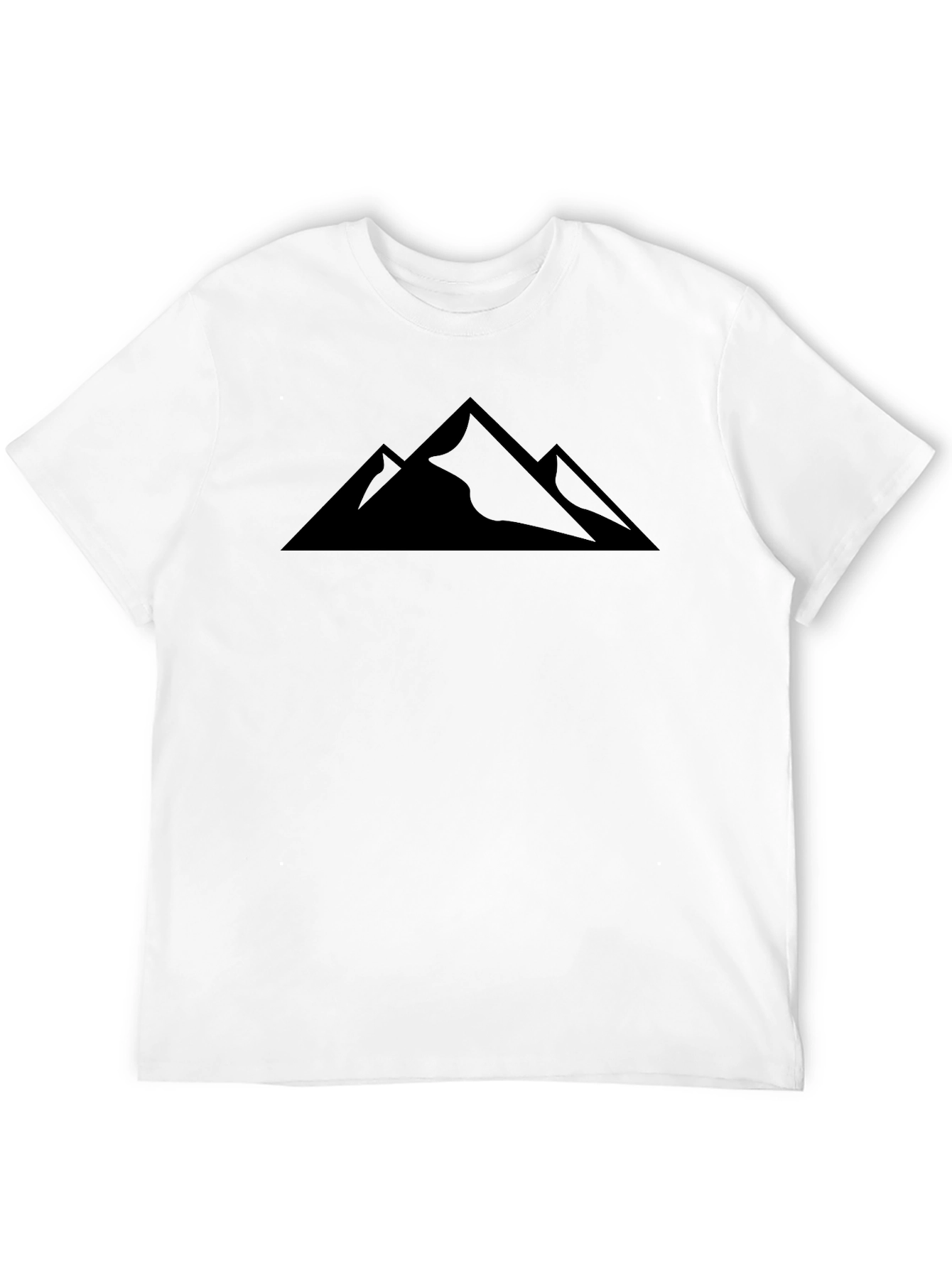 Mens Black Mountain Graphic Tee