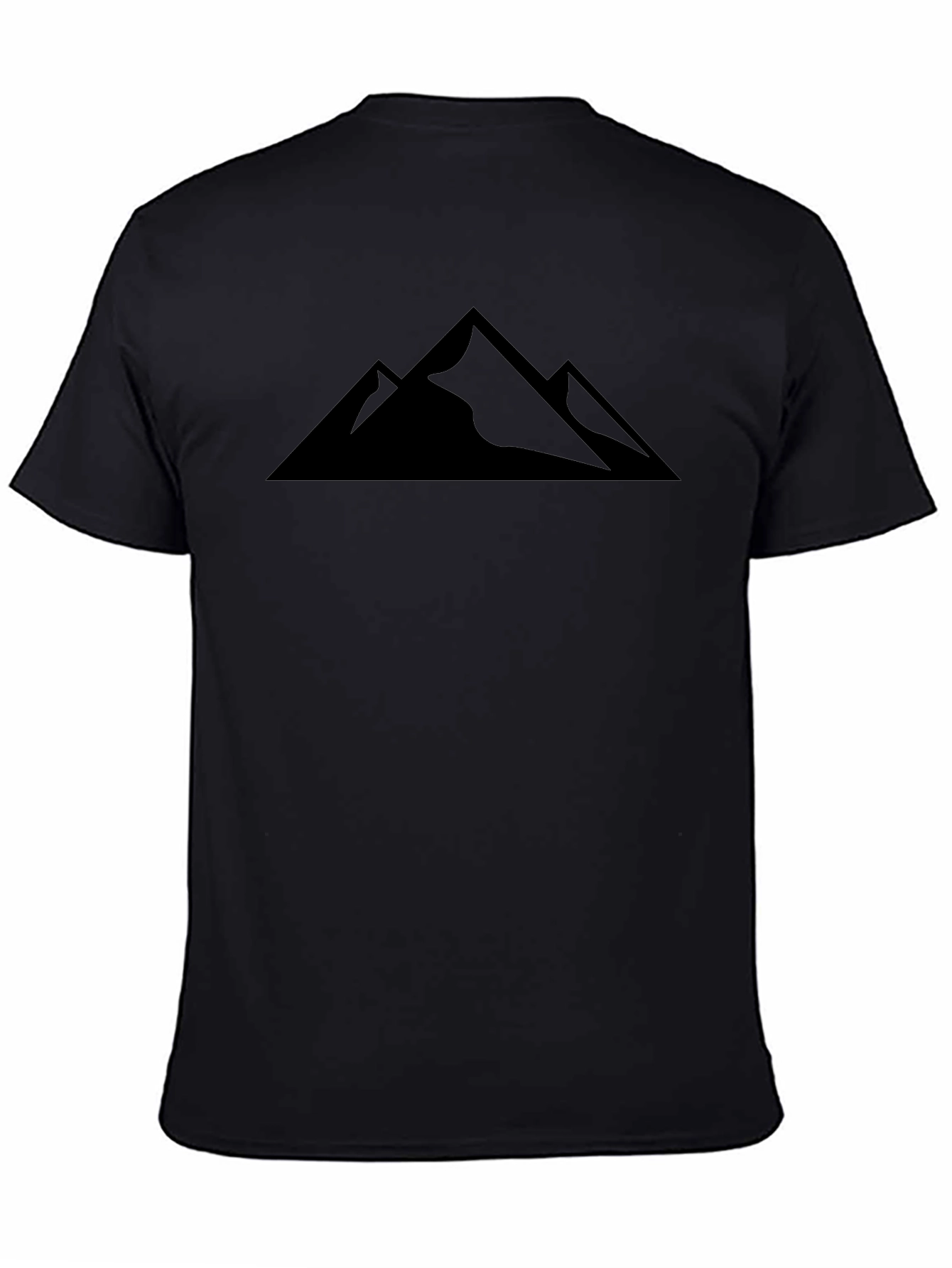 Mens Black Mountain Graphic Tee