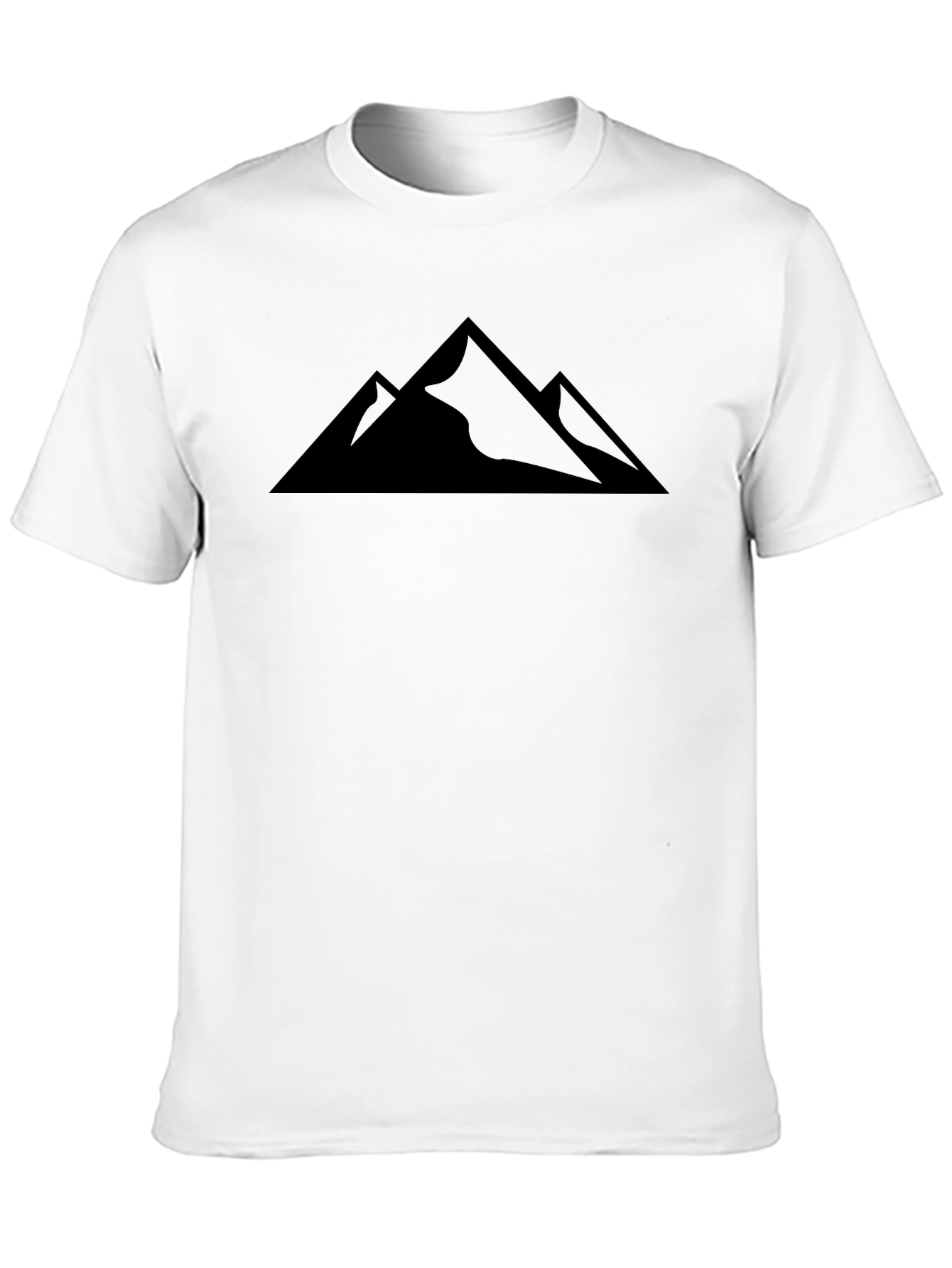 Mens Black Mountain Graphic Tee