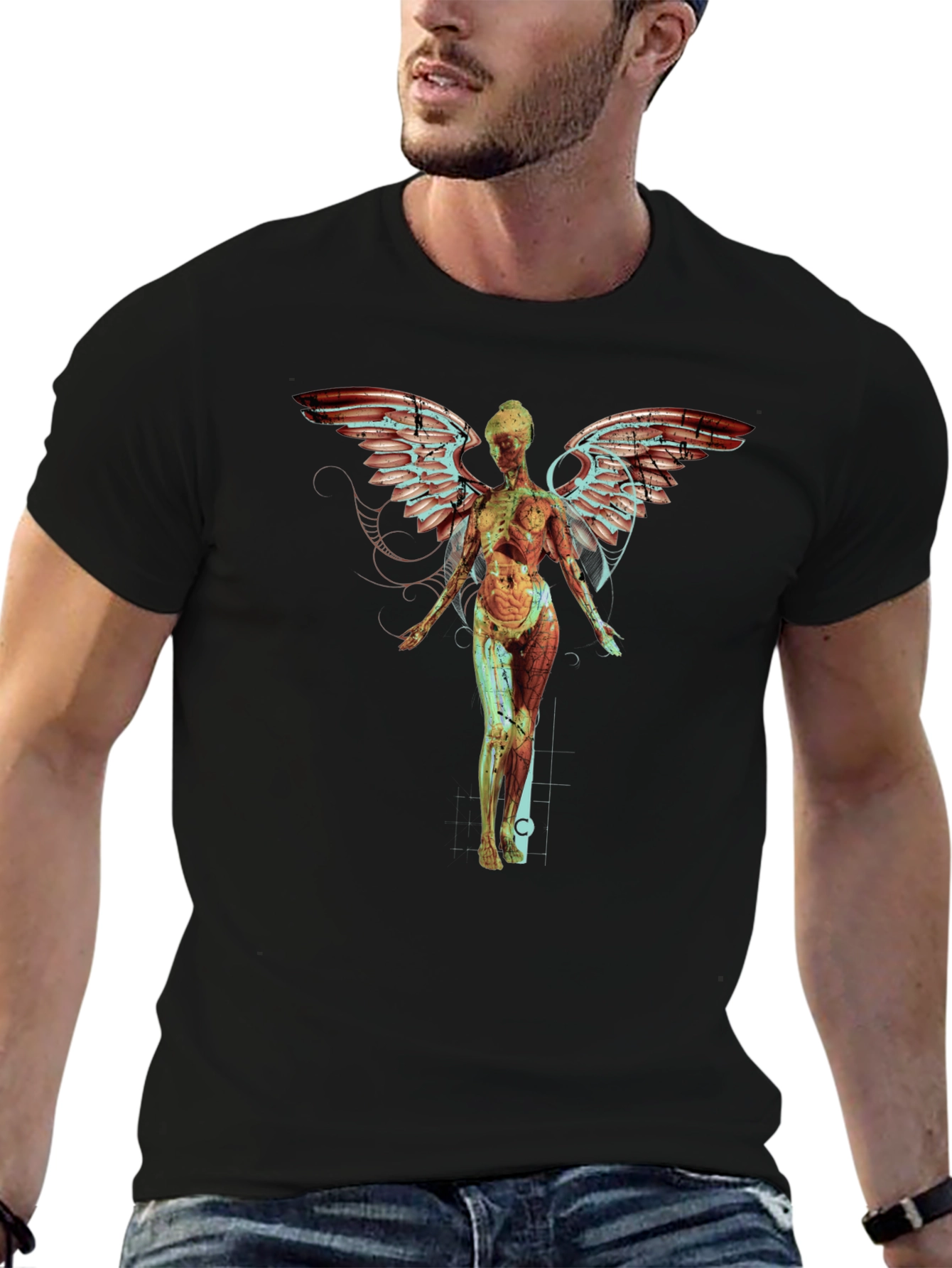 Nirvana In Utero Angel T-Shirt