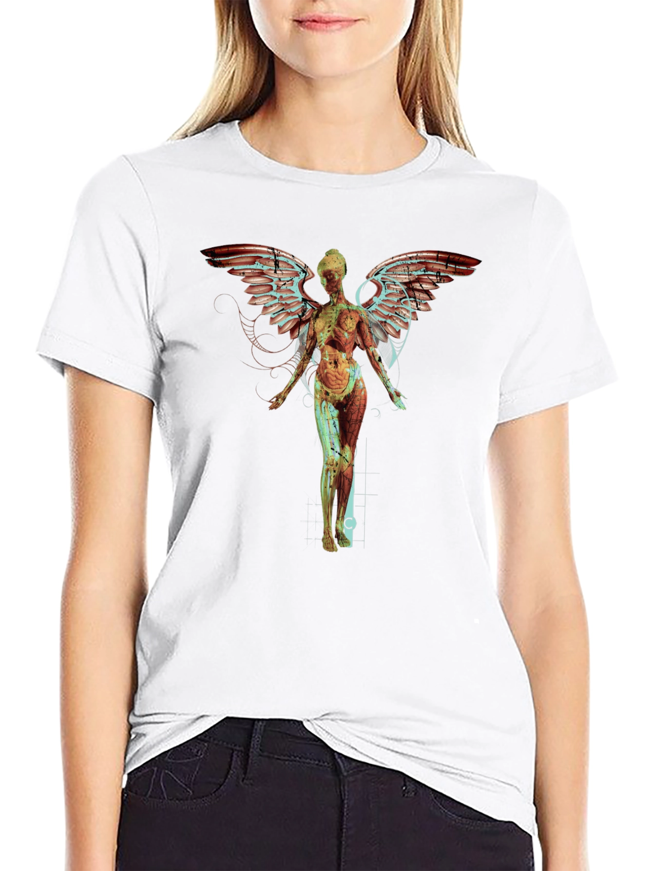 Nirvana In Utero Angel T-Shirt