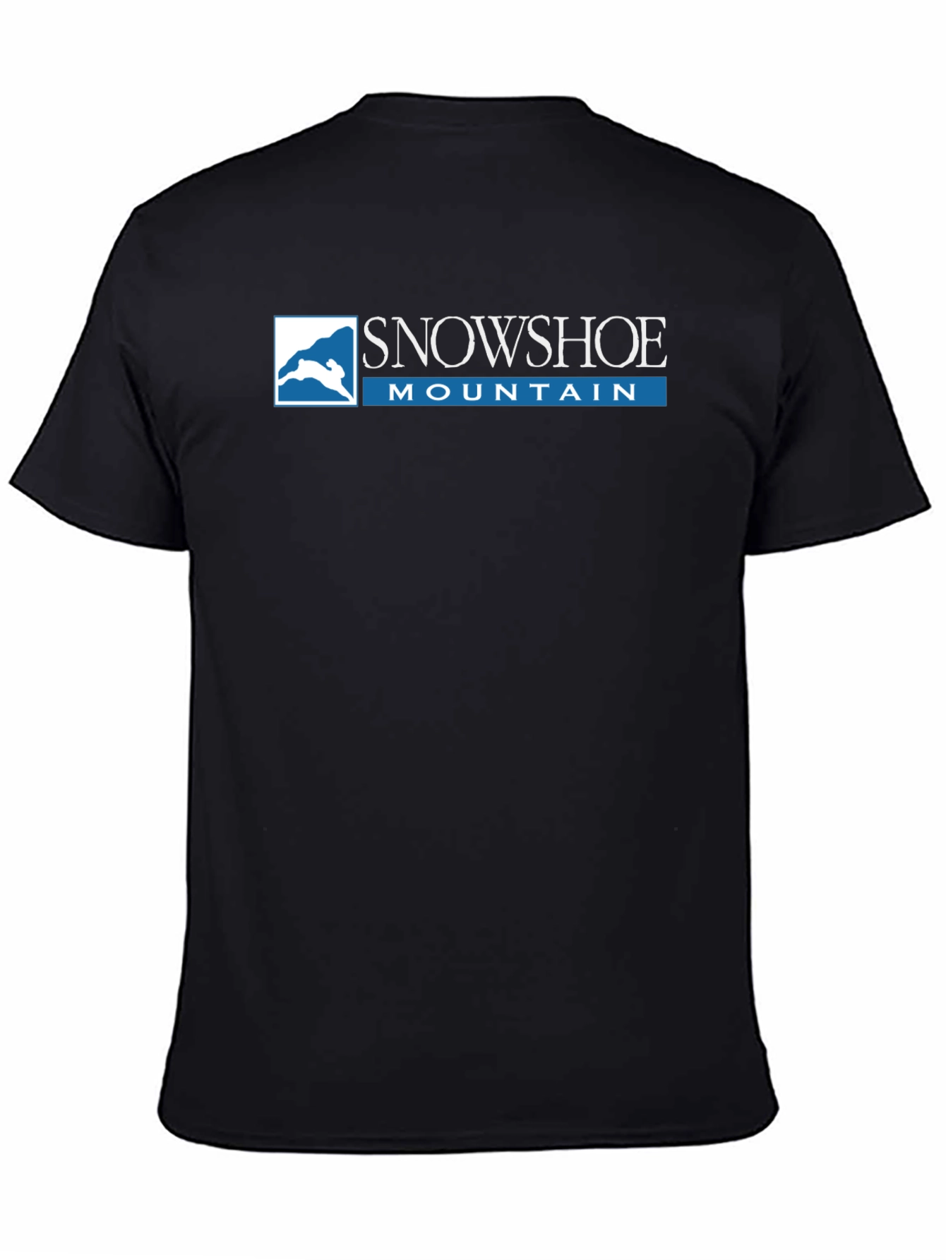 Snowshoe Mountain Black Graphic Tee