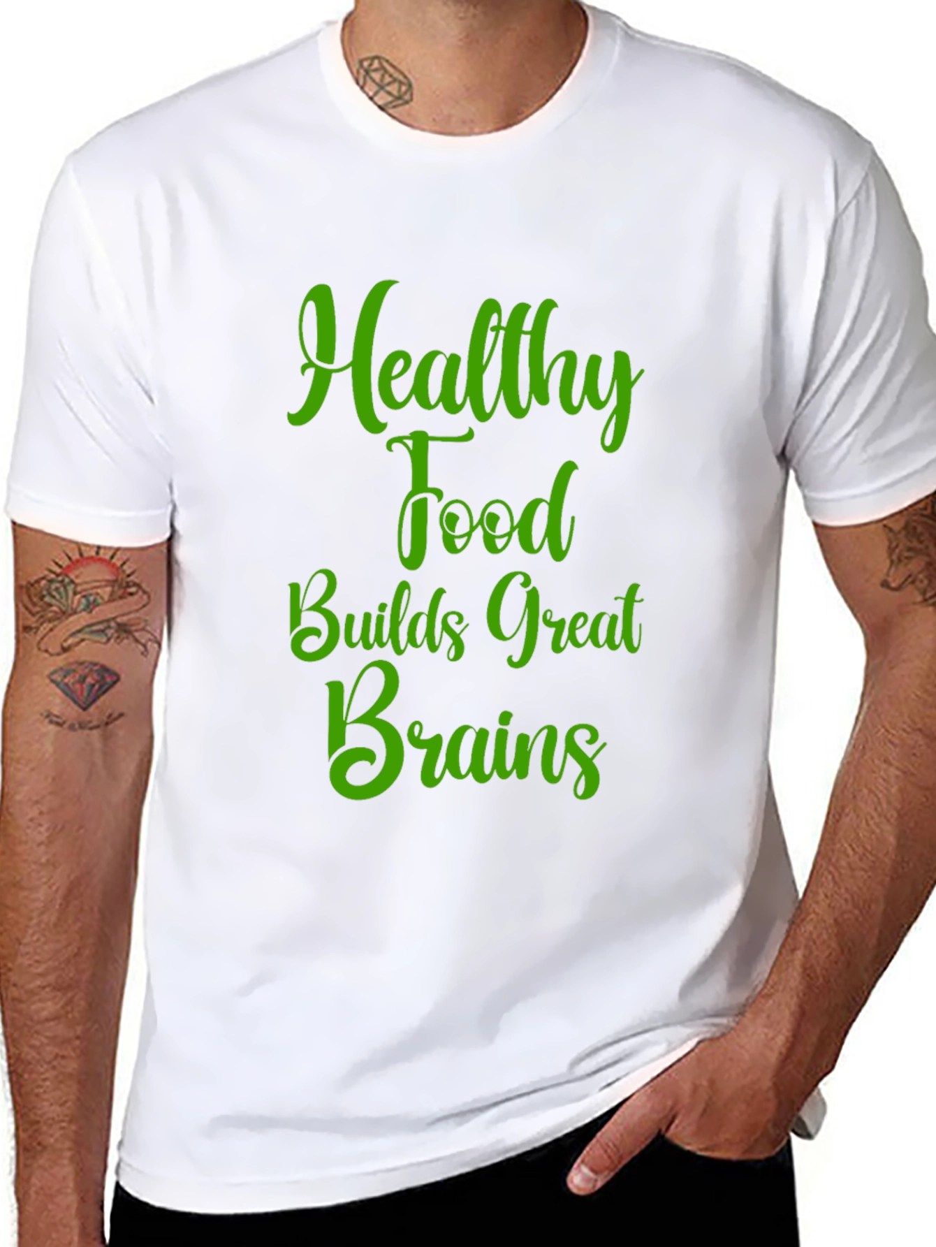 Healthy Food Brains T-Shirt