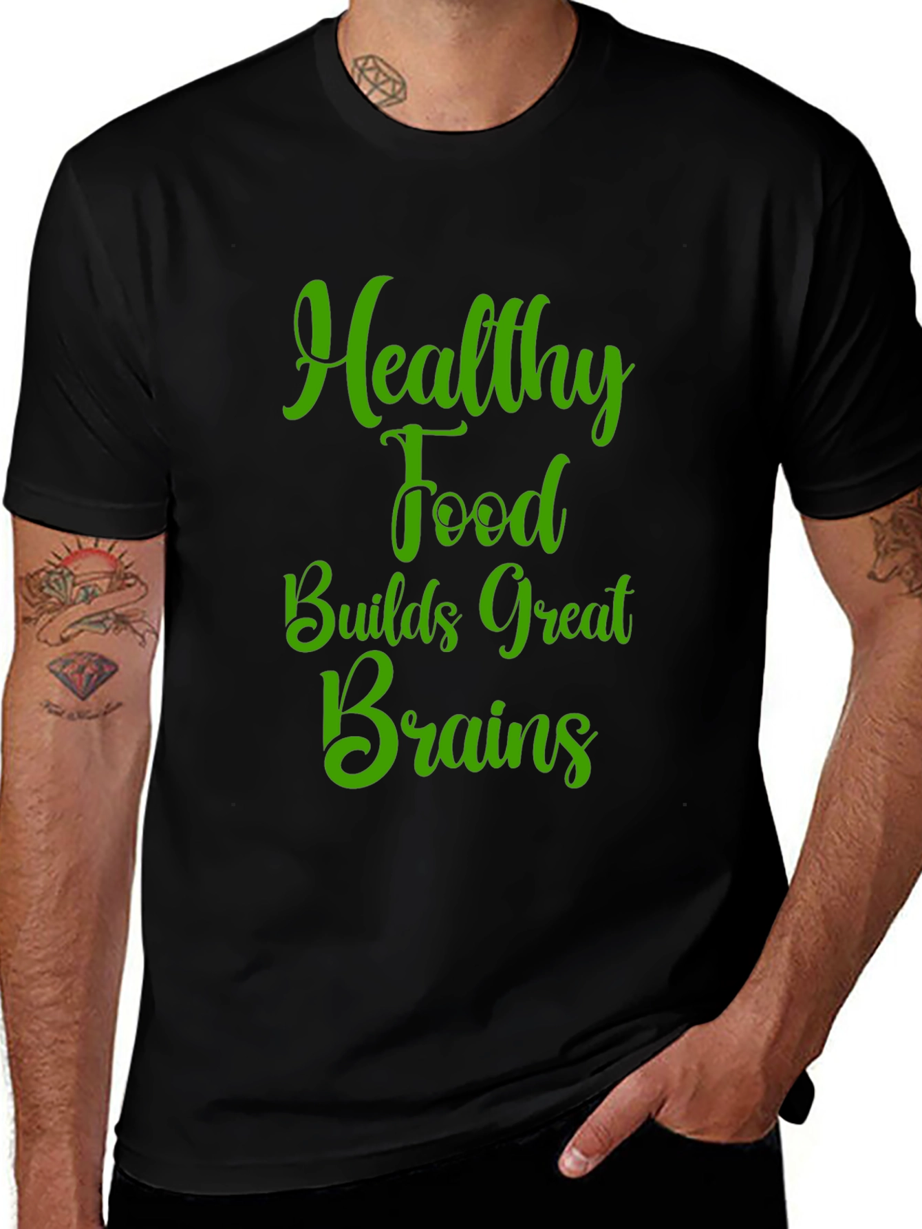 Healthy Food Brains T-Shirt