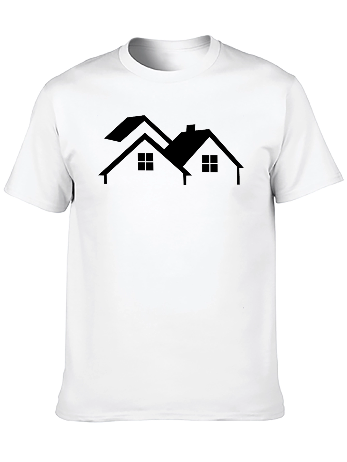 House Silhouette T-Shirt - Urban Style