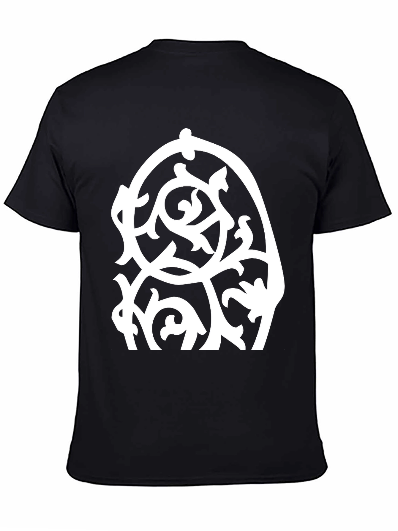 Modern Art Black Tee Shirt