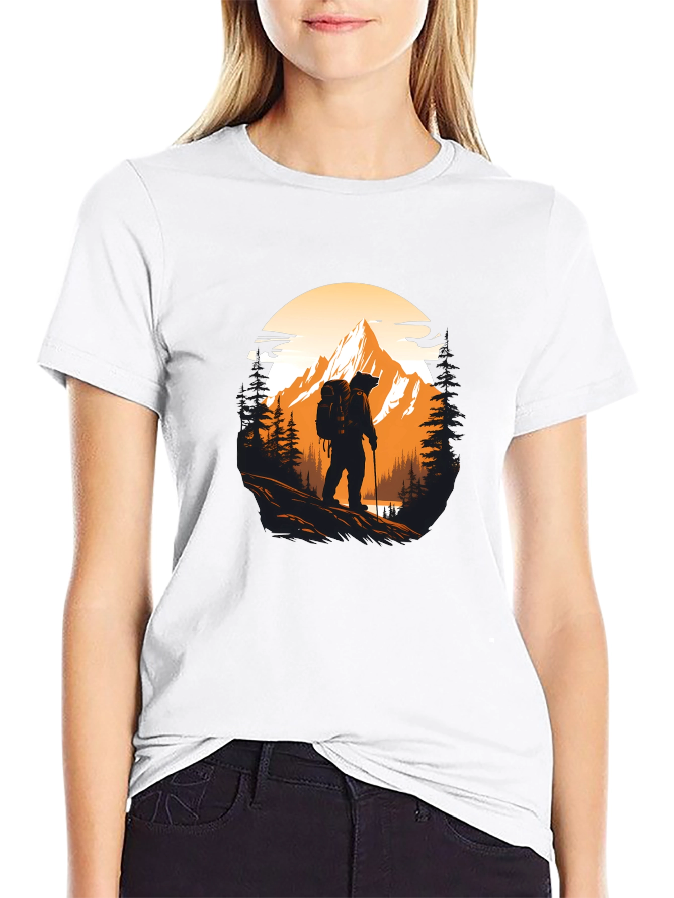 Hiking Adventure Black T-Shirt