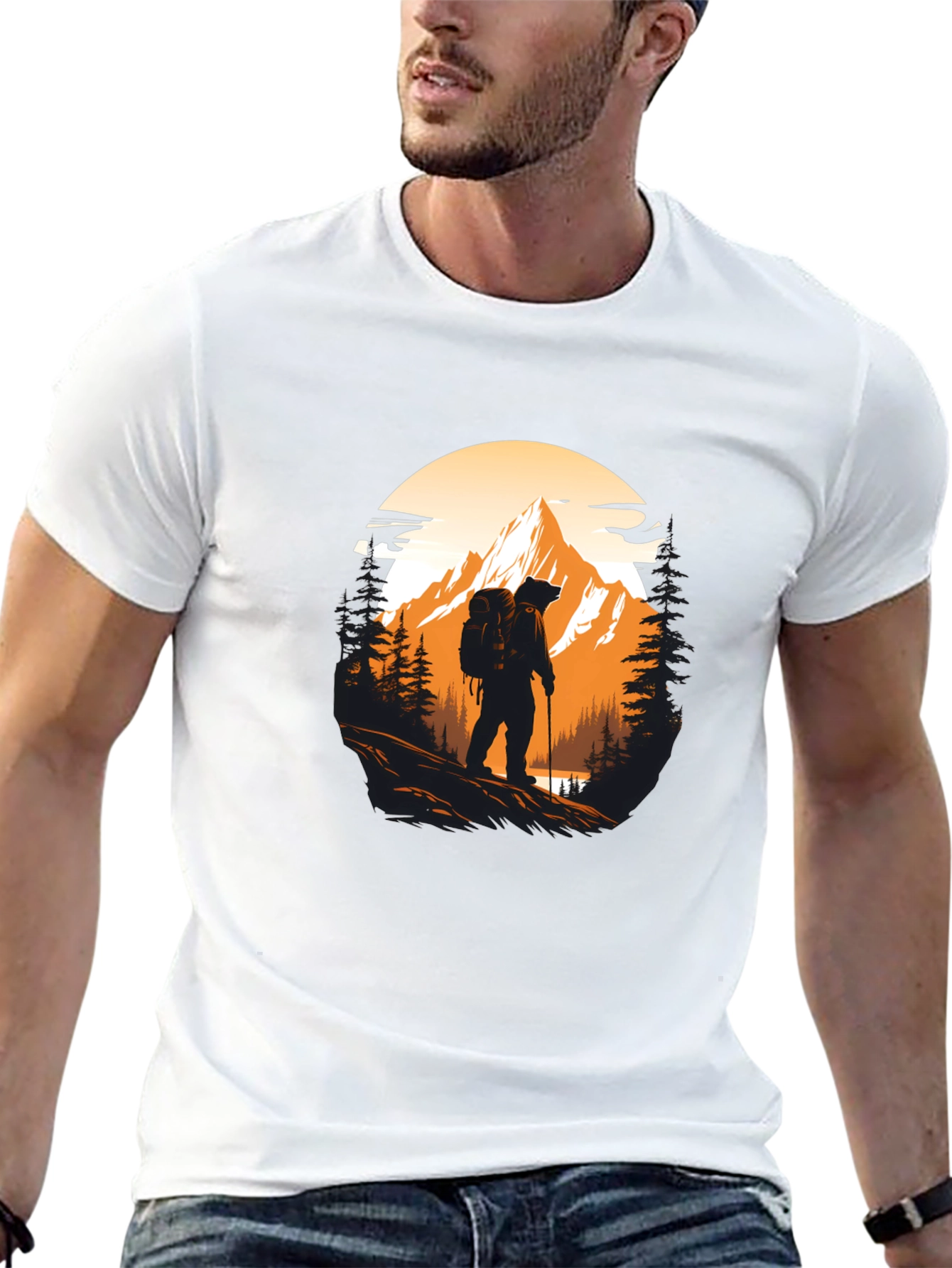 Hiking Adventure Black T-Shirt