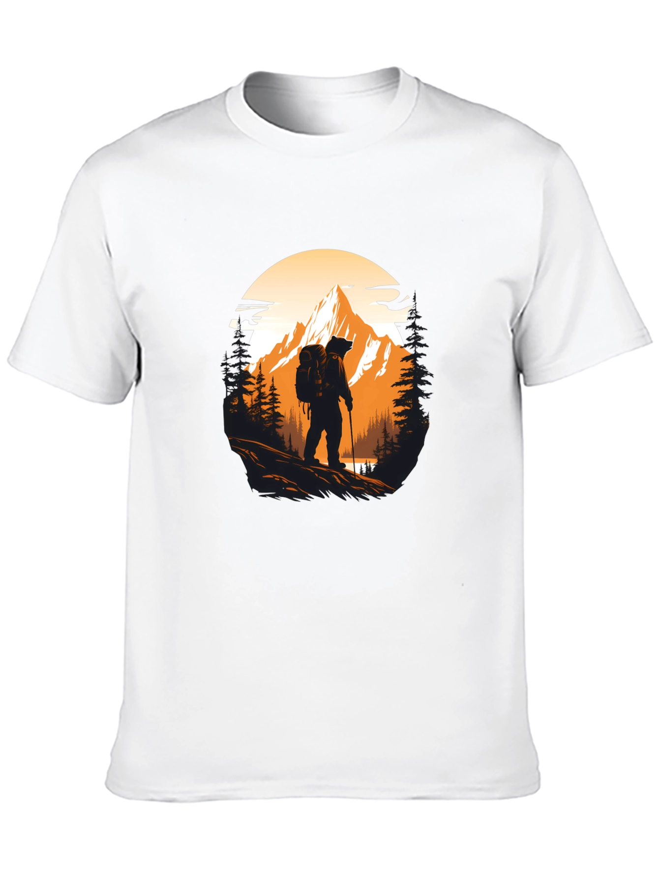 Hiking Adventure Black T-Shirt