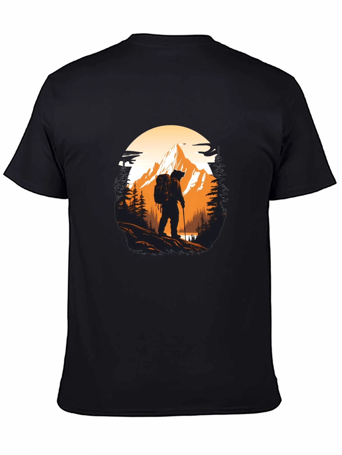Hiking Adventure Black T-Shirt