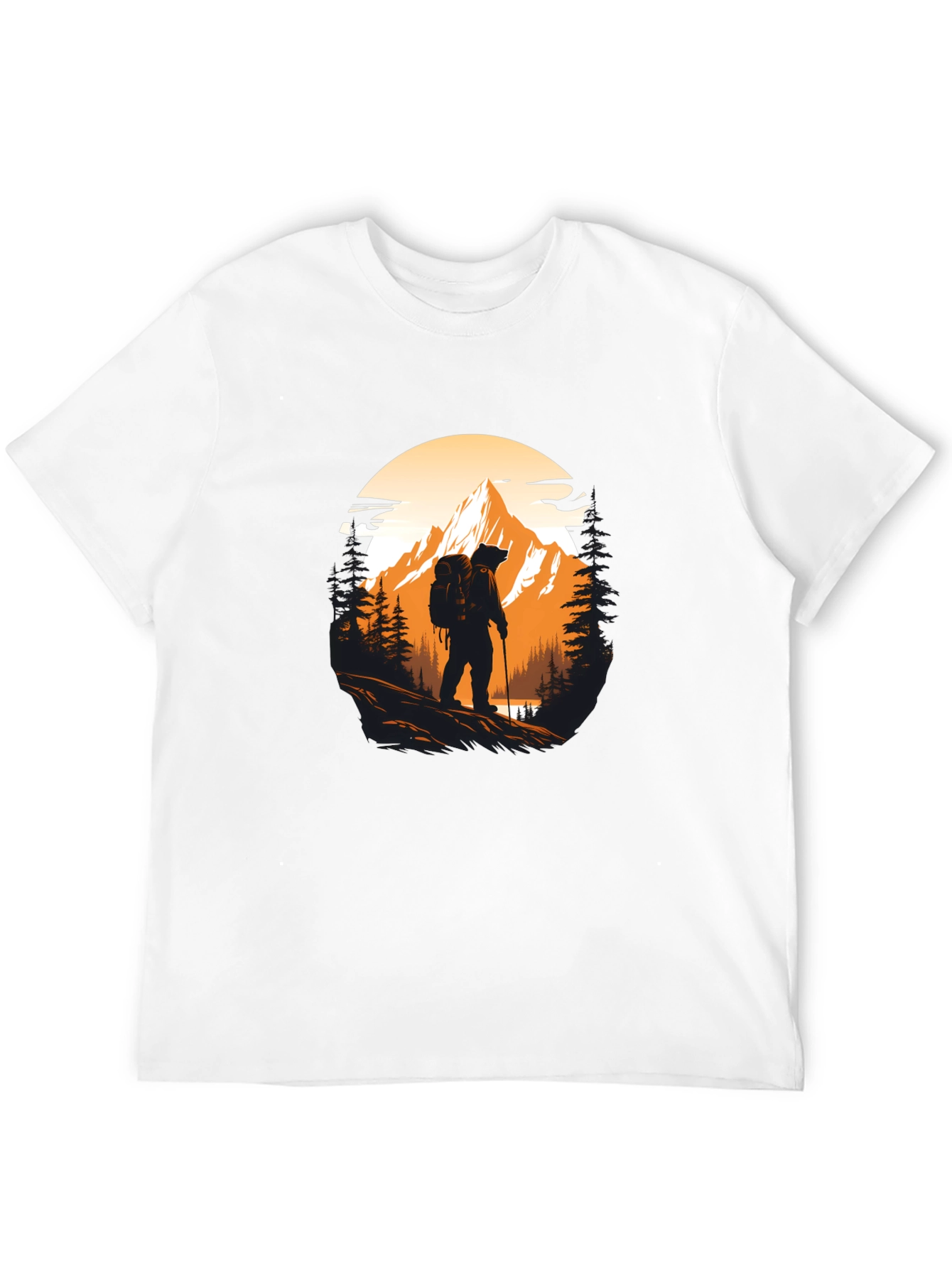Hiking Adventure Black T-Shirt