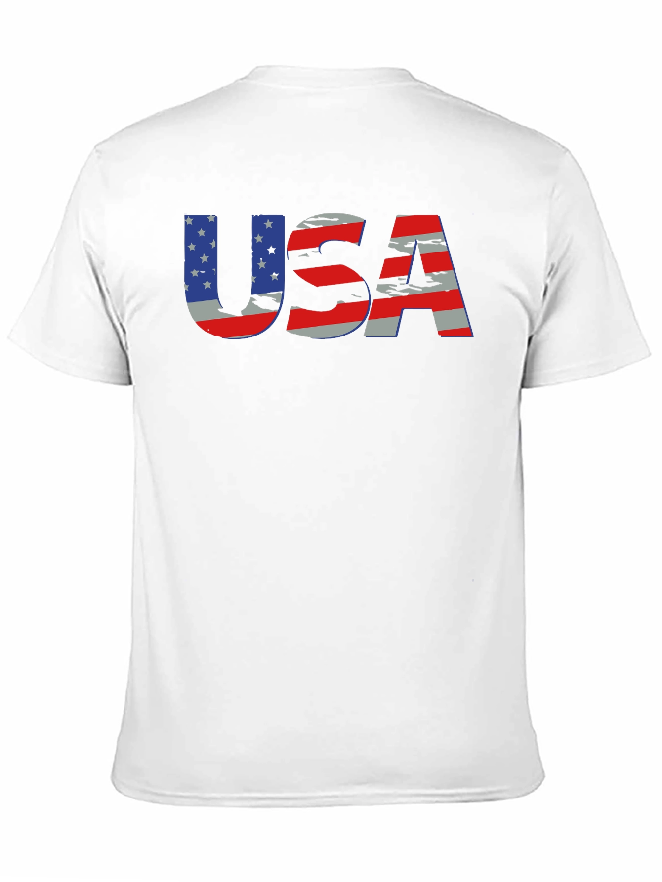 Patriotic USA Flag Graphic T-Shirt