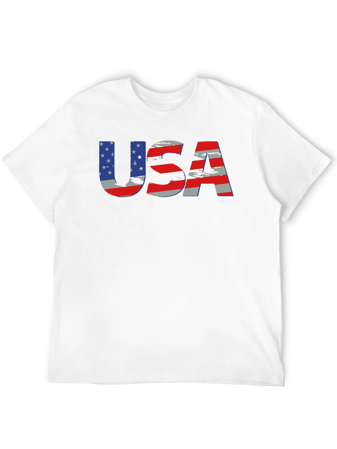 Patriotic USA Flag Graphic T-Shirt