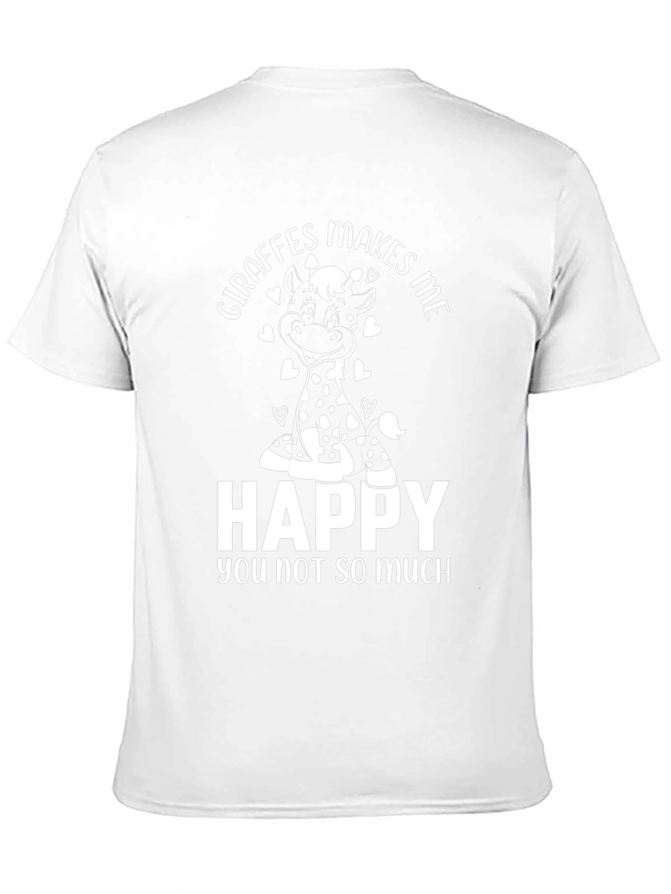 Giraffes Make Me Happy Graphic T-Shirt