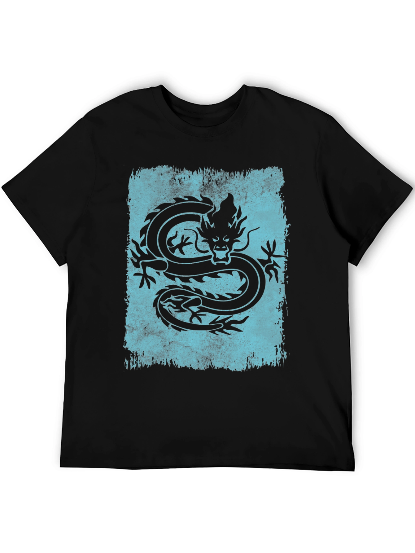 Dragon Graphic Tee - Mens Black T-Shirt