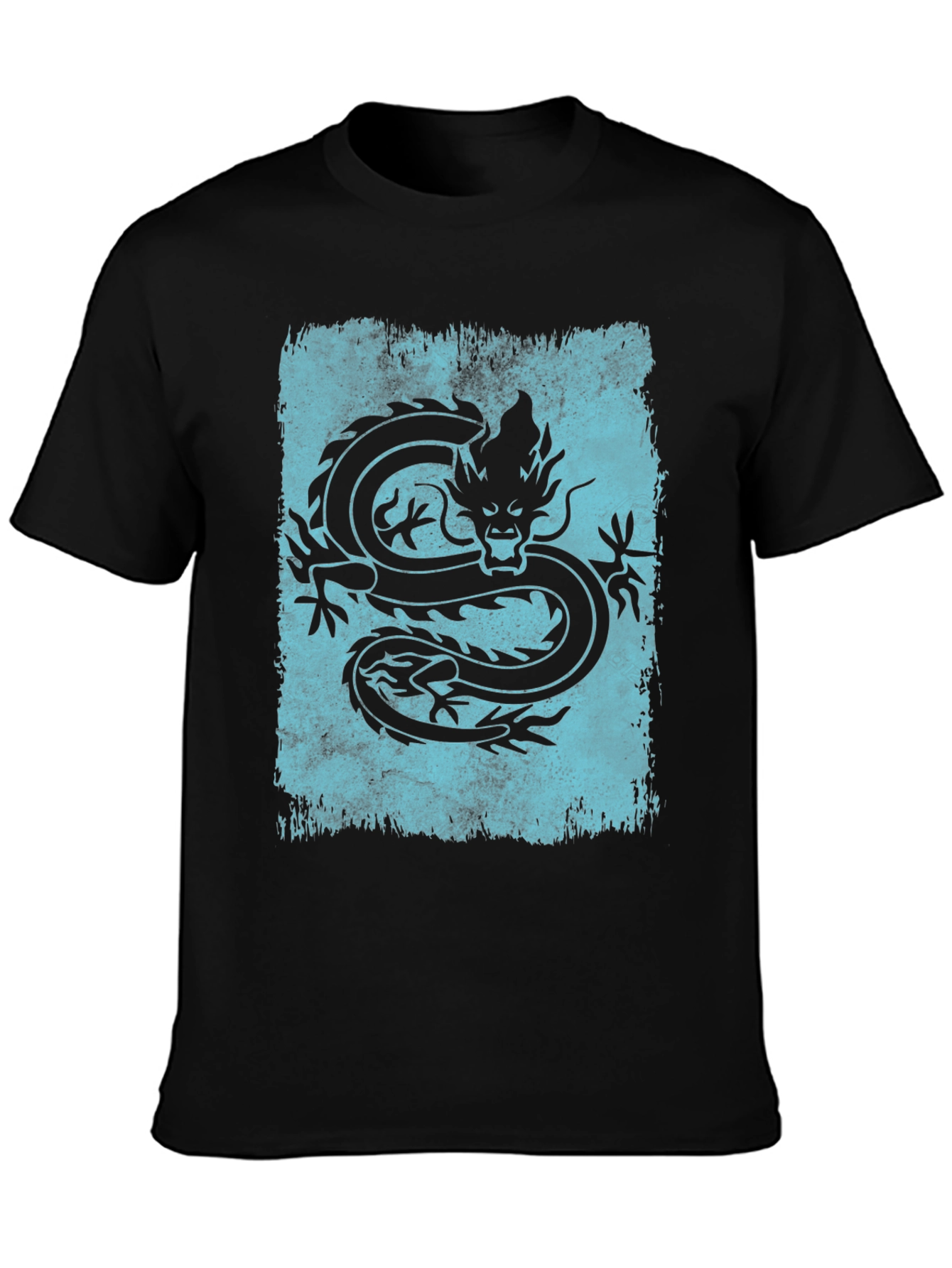 Dragon Graphic Tee - Mens Black T-Shirt