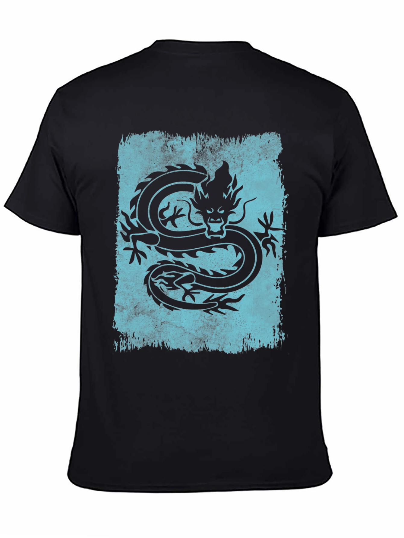 Dragon Graphic Tee - Mens Black T-Shirt