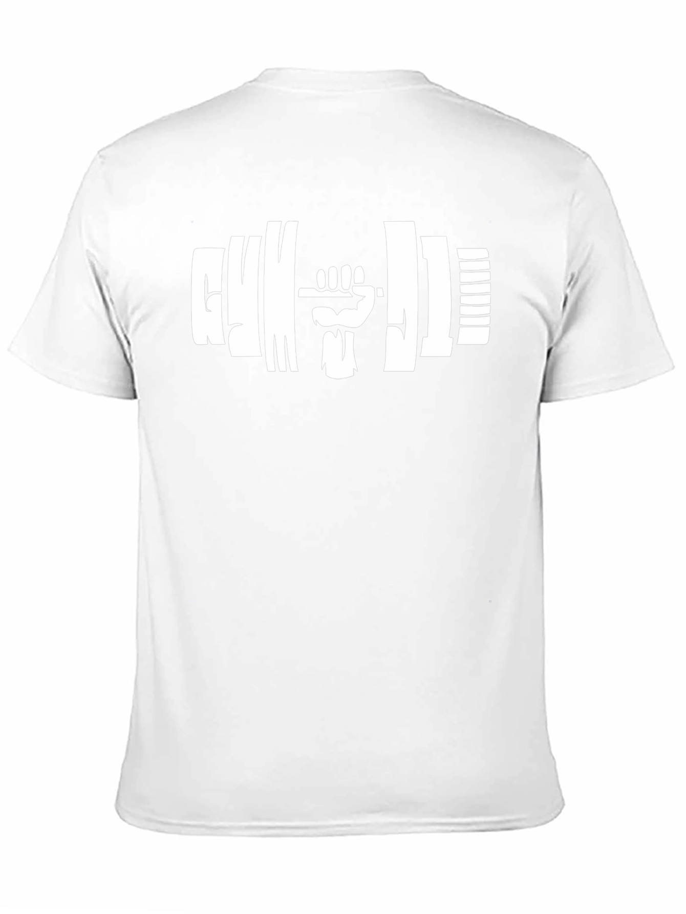 Gym & Fitness Black T-Shirt - Workout Design