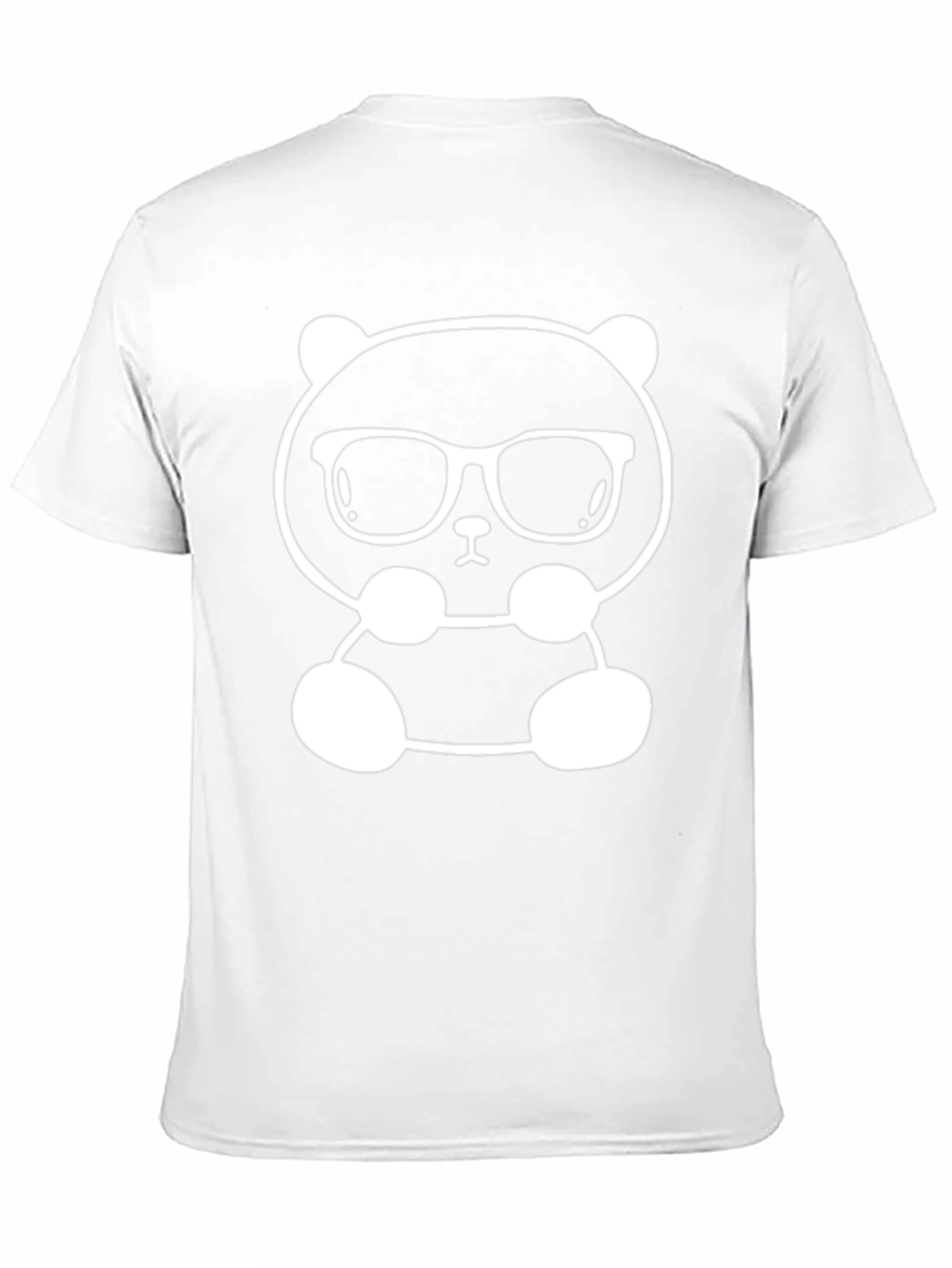 Cool Panda Graphic Tee - Black Cotton T-Shirt