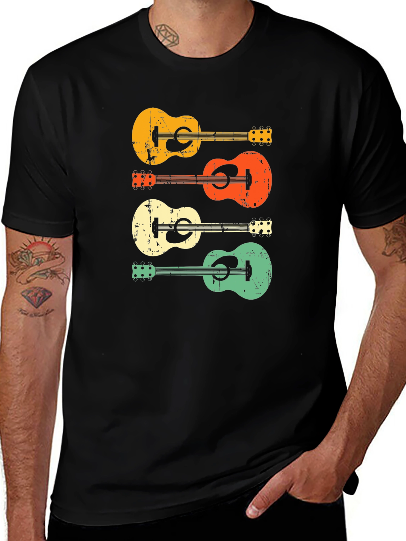 Retro Guitar T-Shirt
