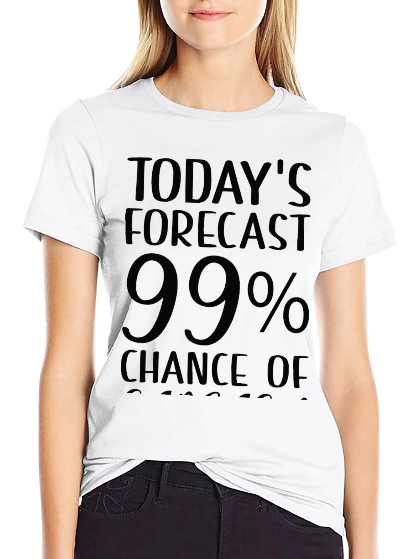 Funny Weather Forecast Mens T-Shirt