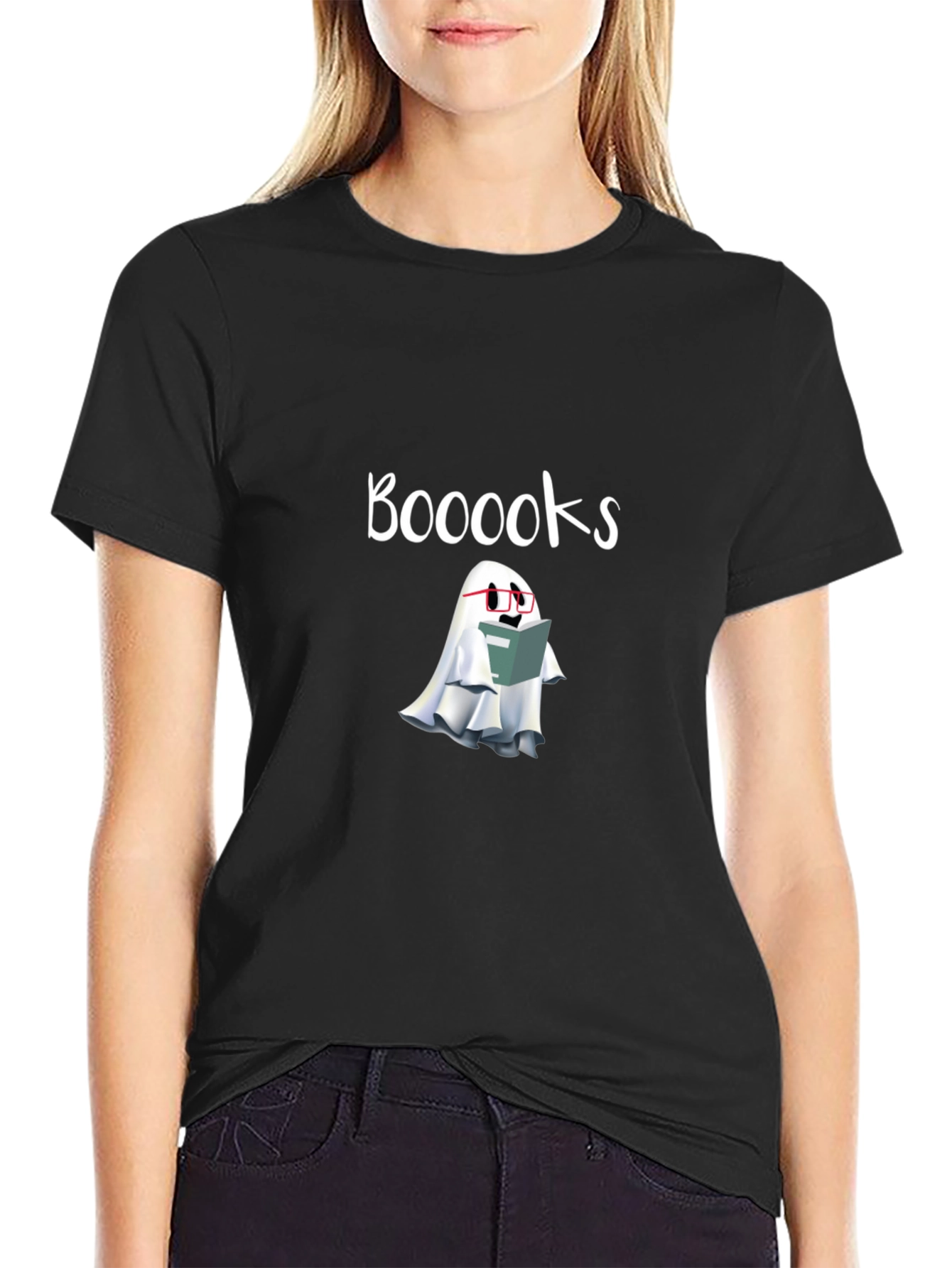 Booooks Reading Ghost T-Shirt
