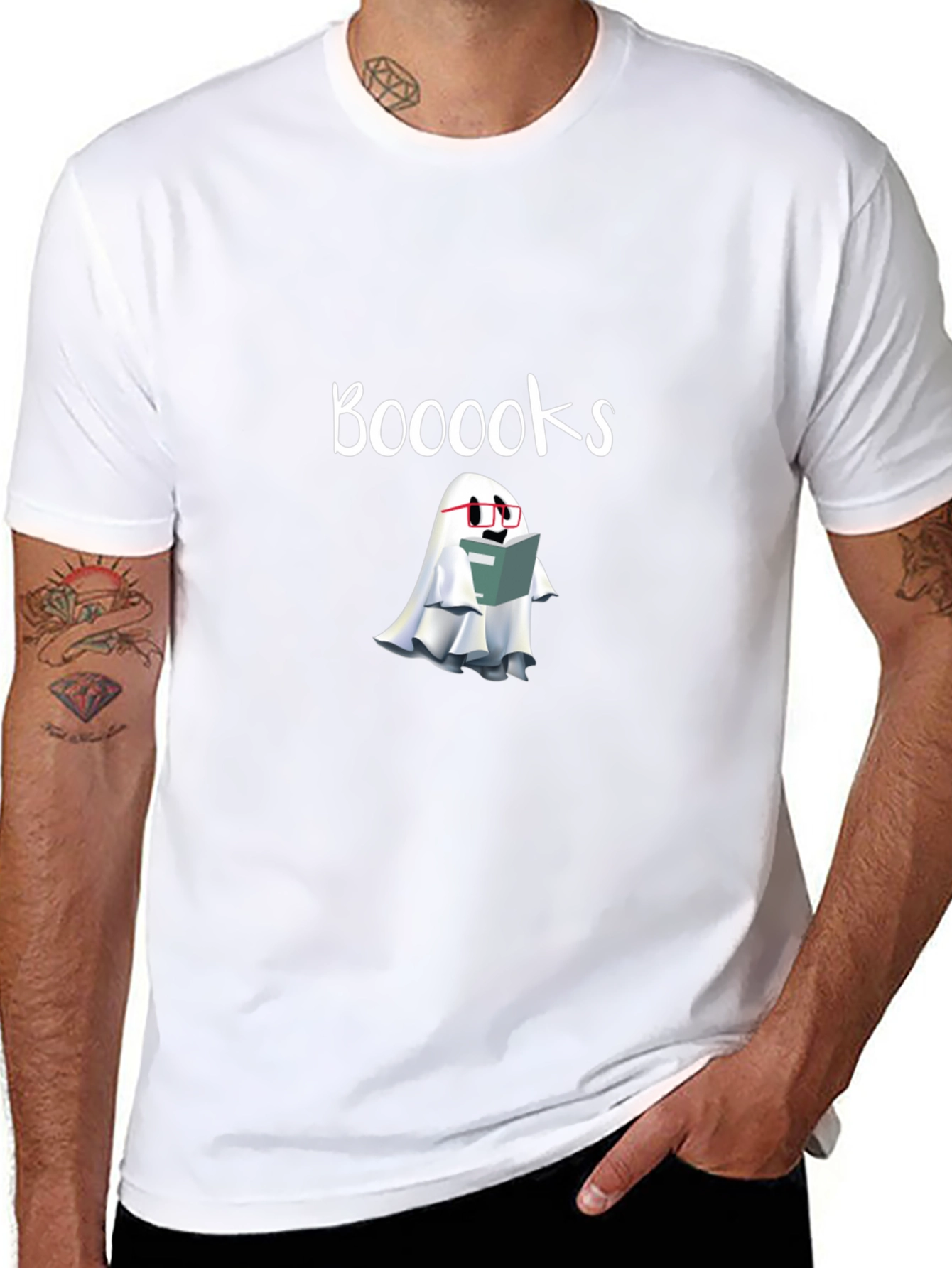 Booooks Reading Ghost T-Shirt