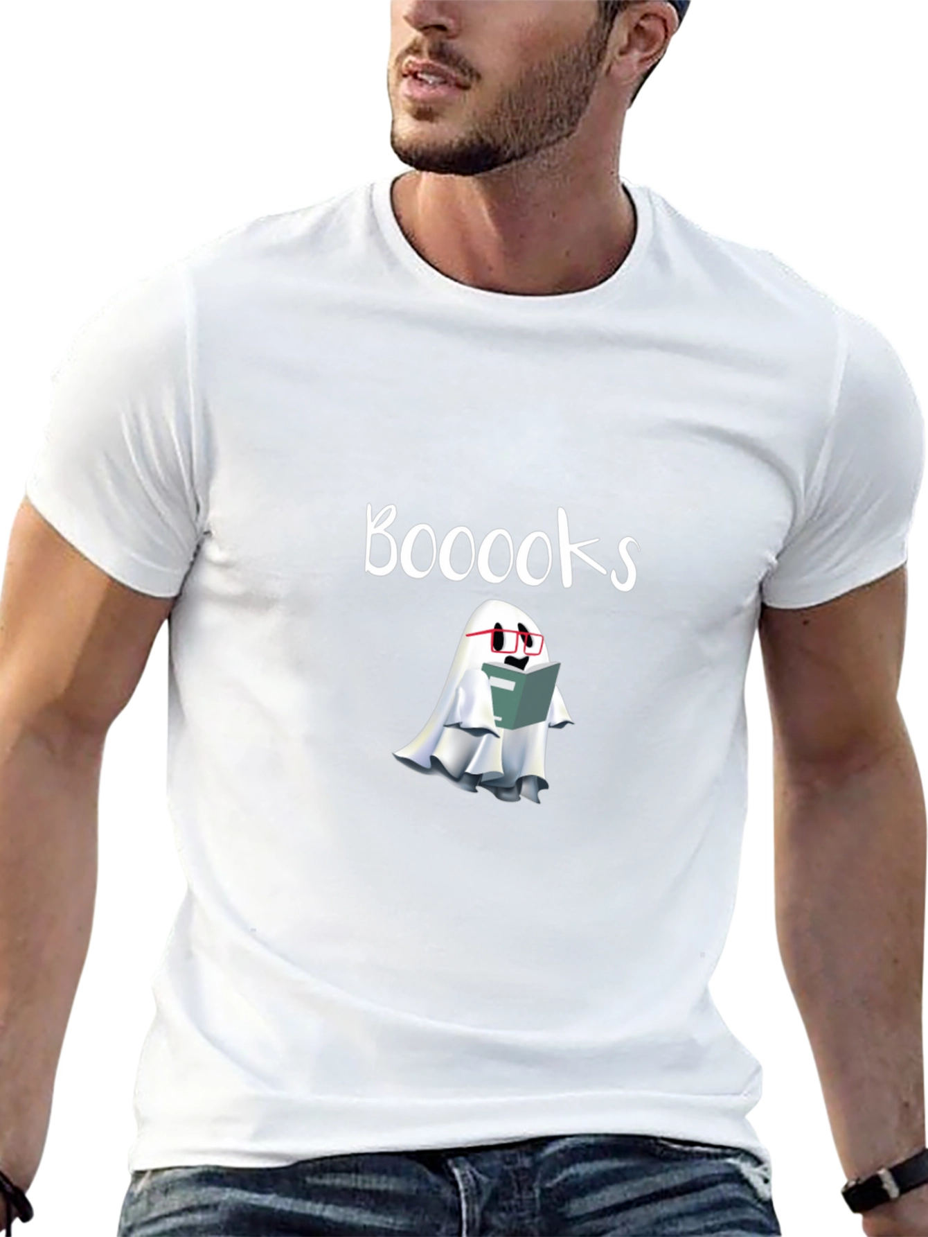 Booooks Reading Ghost T-Shirt