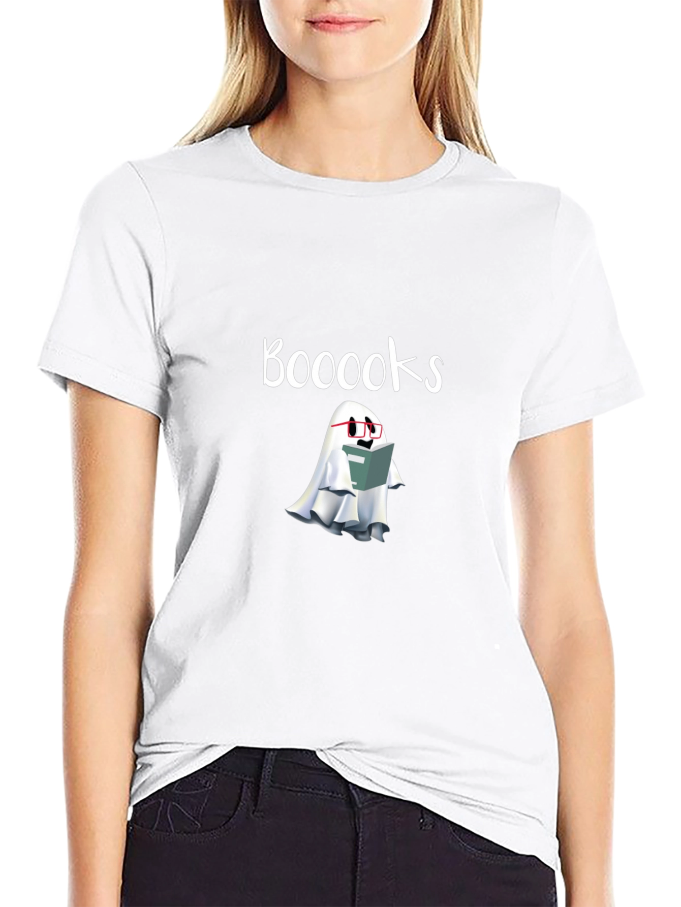 Booooks Reading Ghost T-Shirt