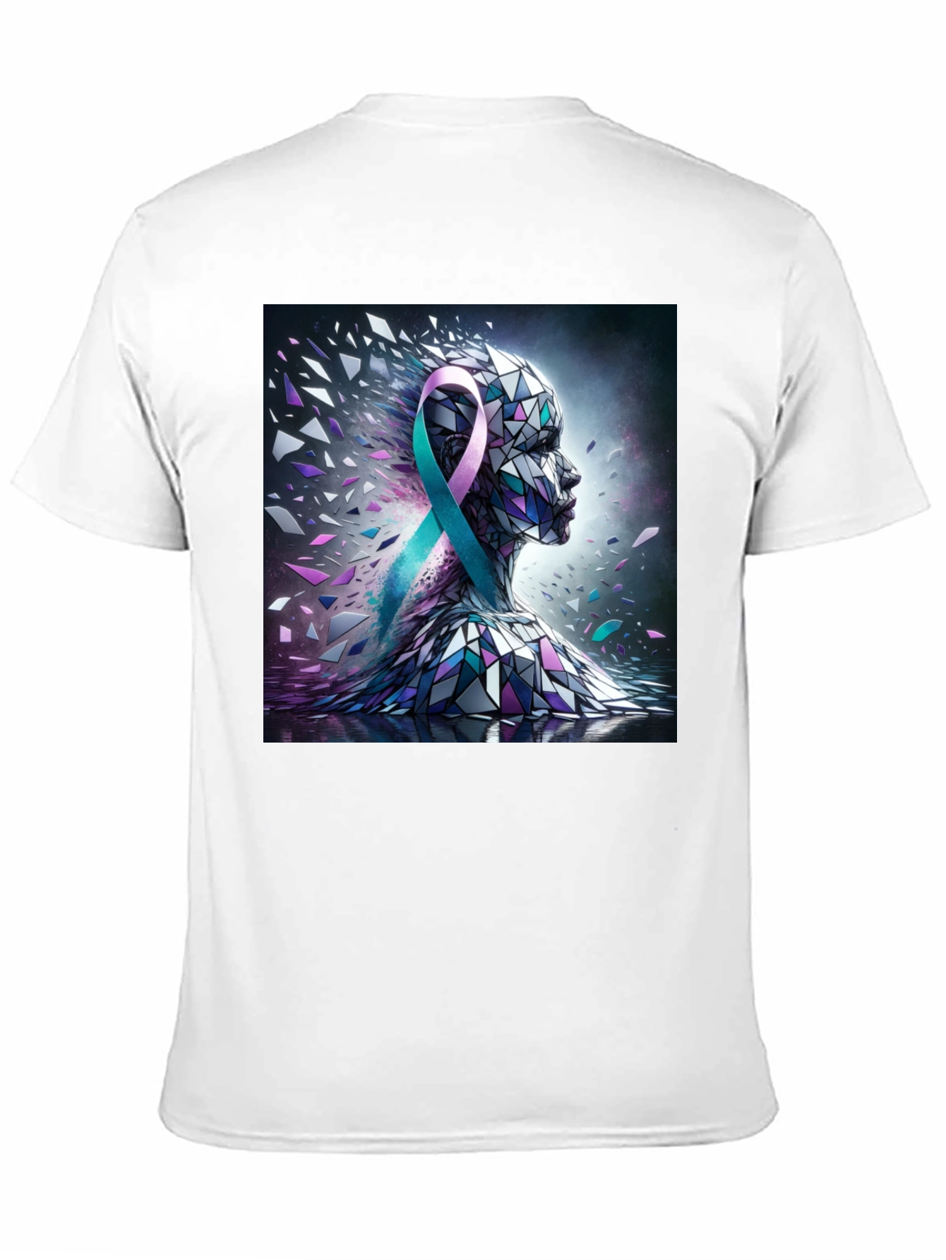 Awareness Ribbon Mosaic Graphic Tee