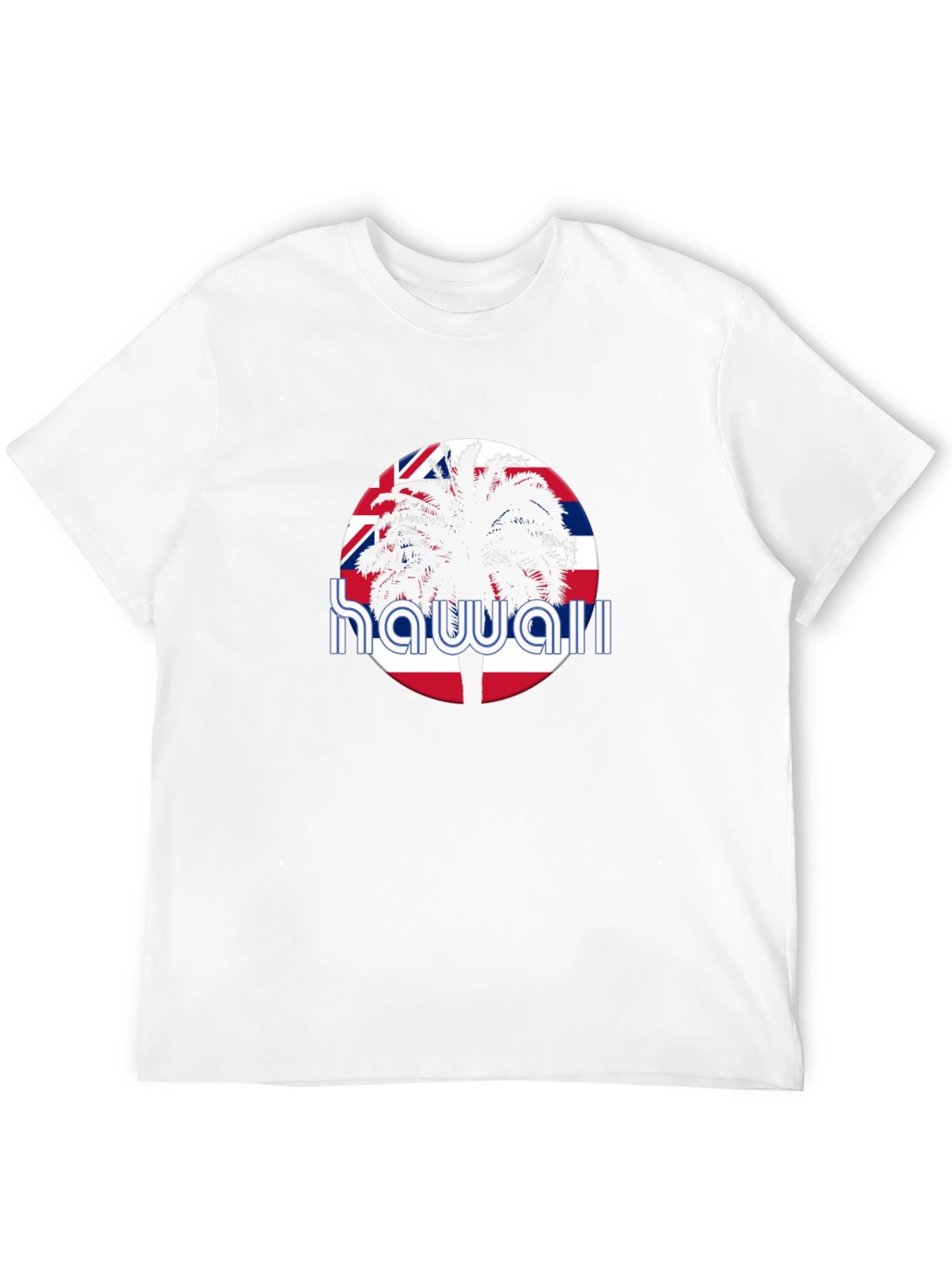 Hawaii Palm Tree Graphic T-Shirt