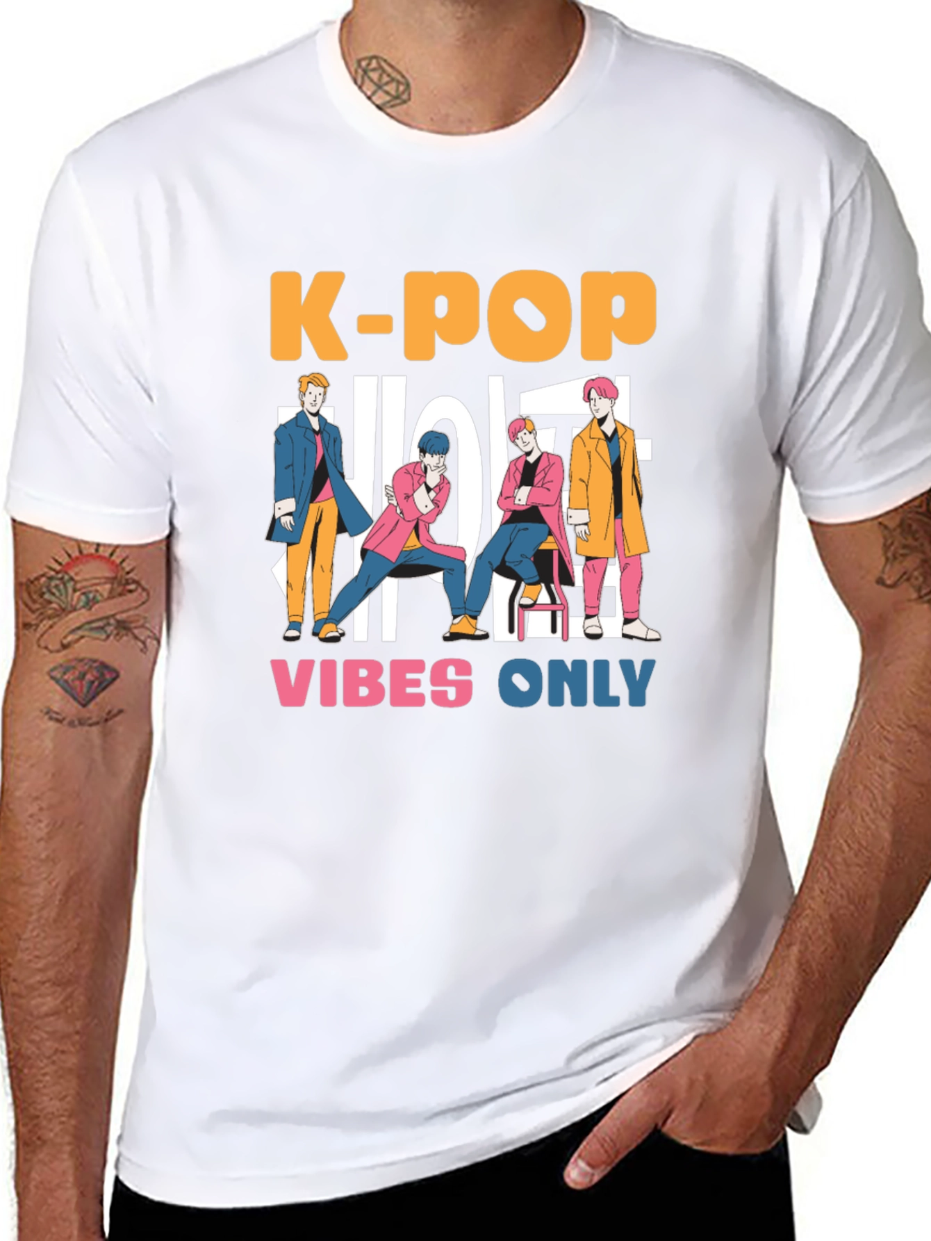 K-Pop Vibes Only Graphic Tee