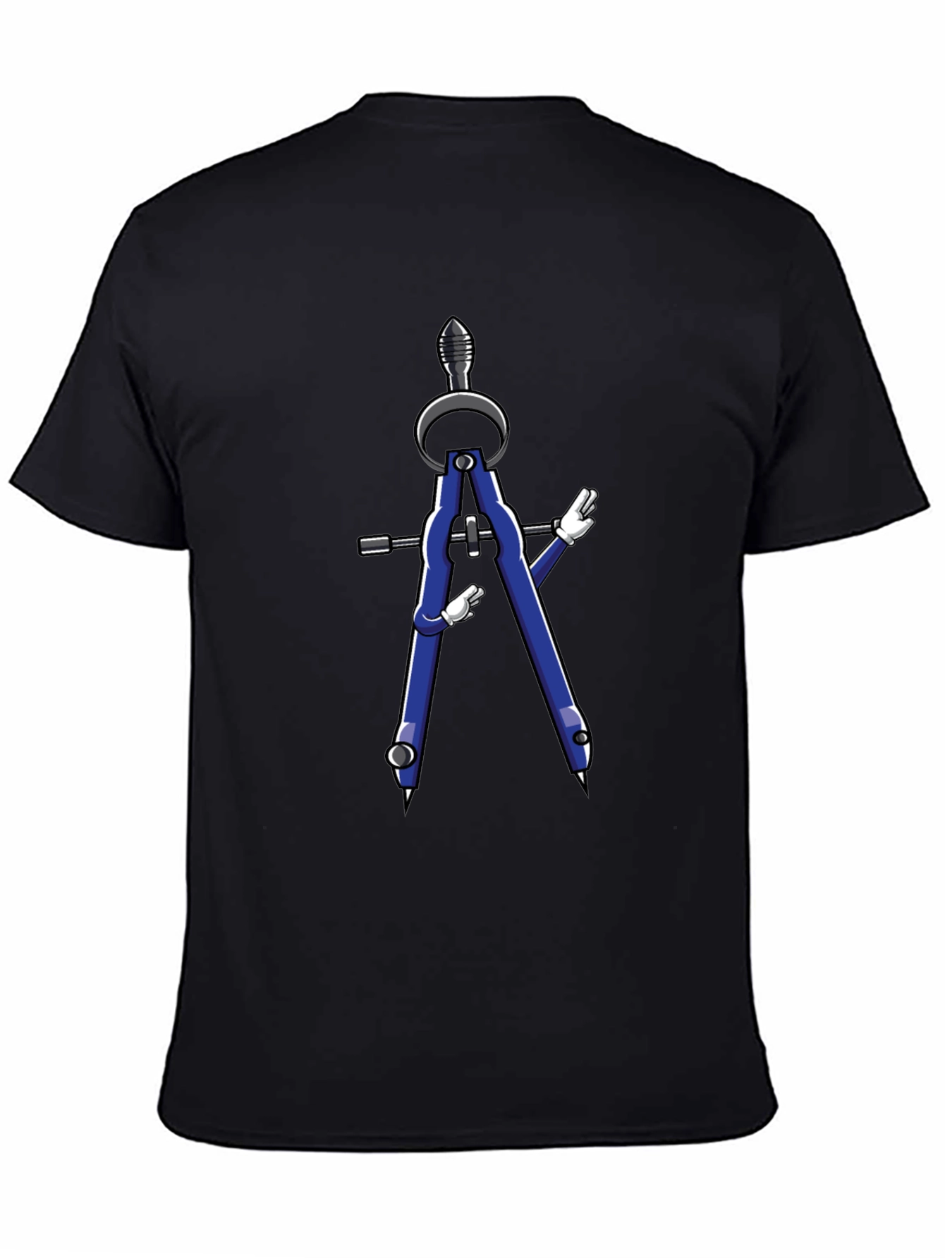 Funny Compass Graphic T-Shirt