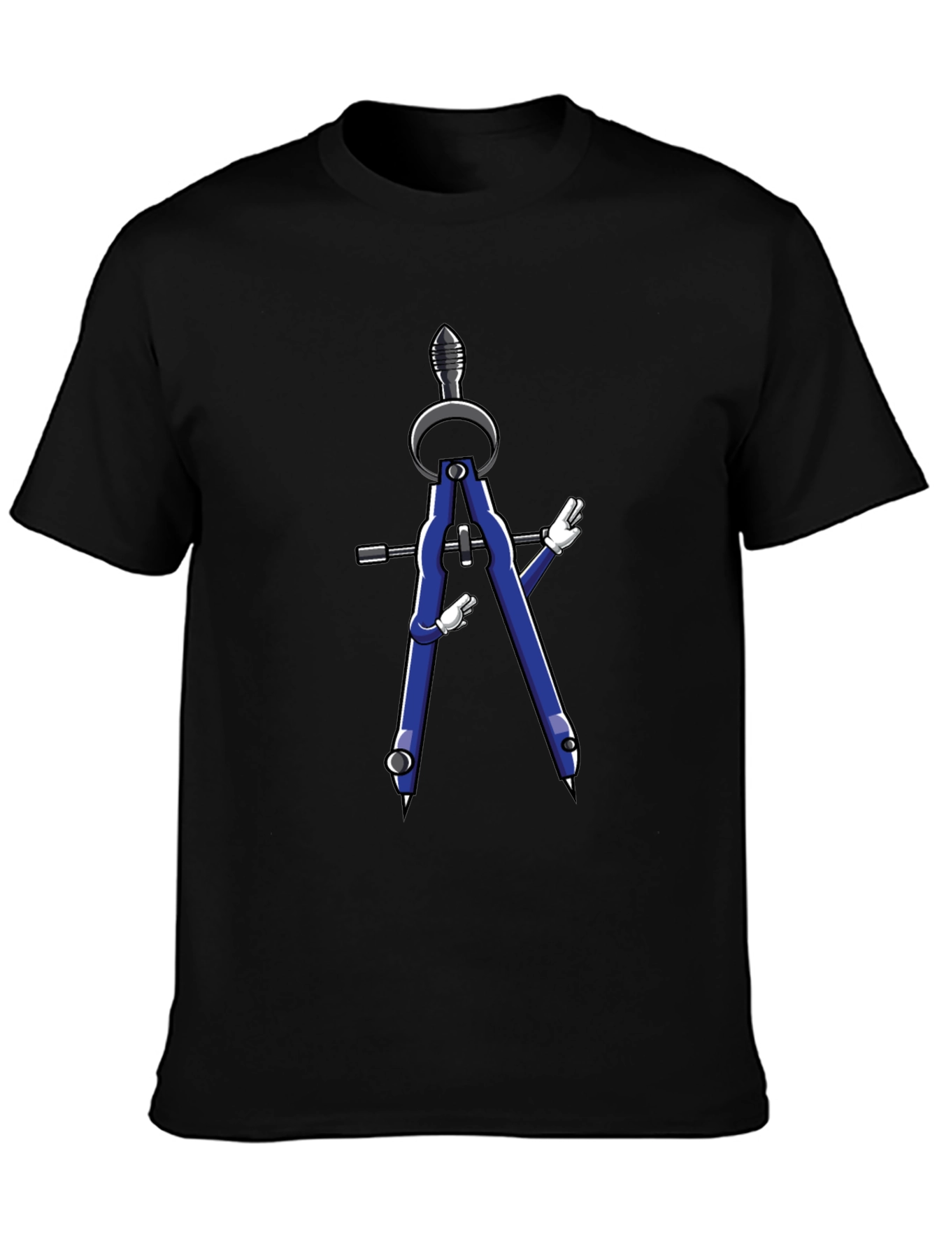 Funny Compass Graphic T-Shirt
