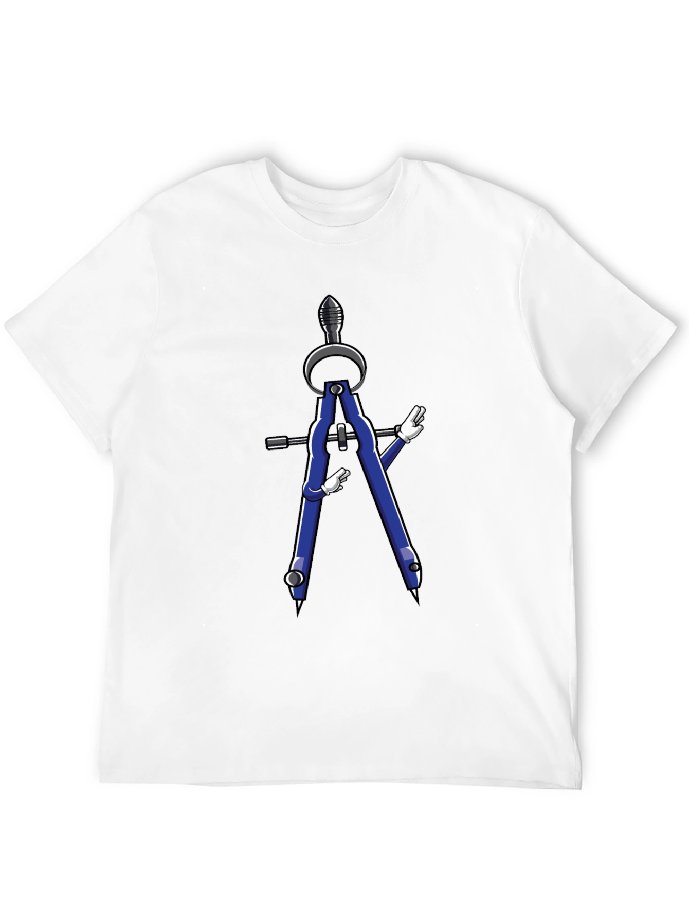 Funny Compass Graphic T-Shirt