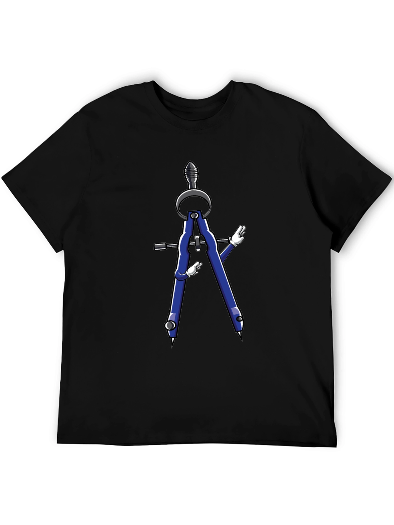 Funny Compass Graphic T-Shirt