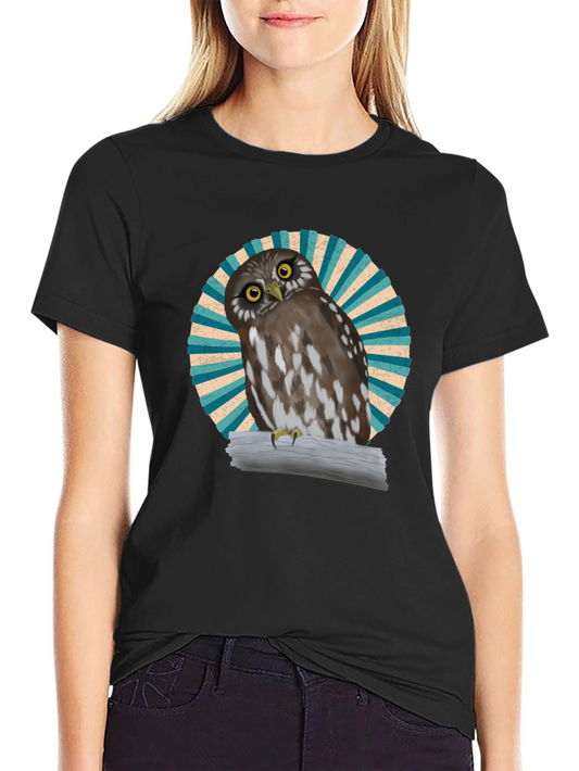 Owl Graphic T-Shirt - Cool Bird Lover Tee