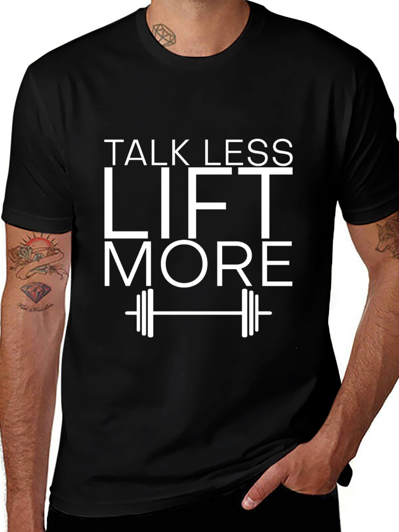 Talk Less Lift More Graphic Tee