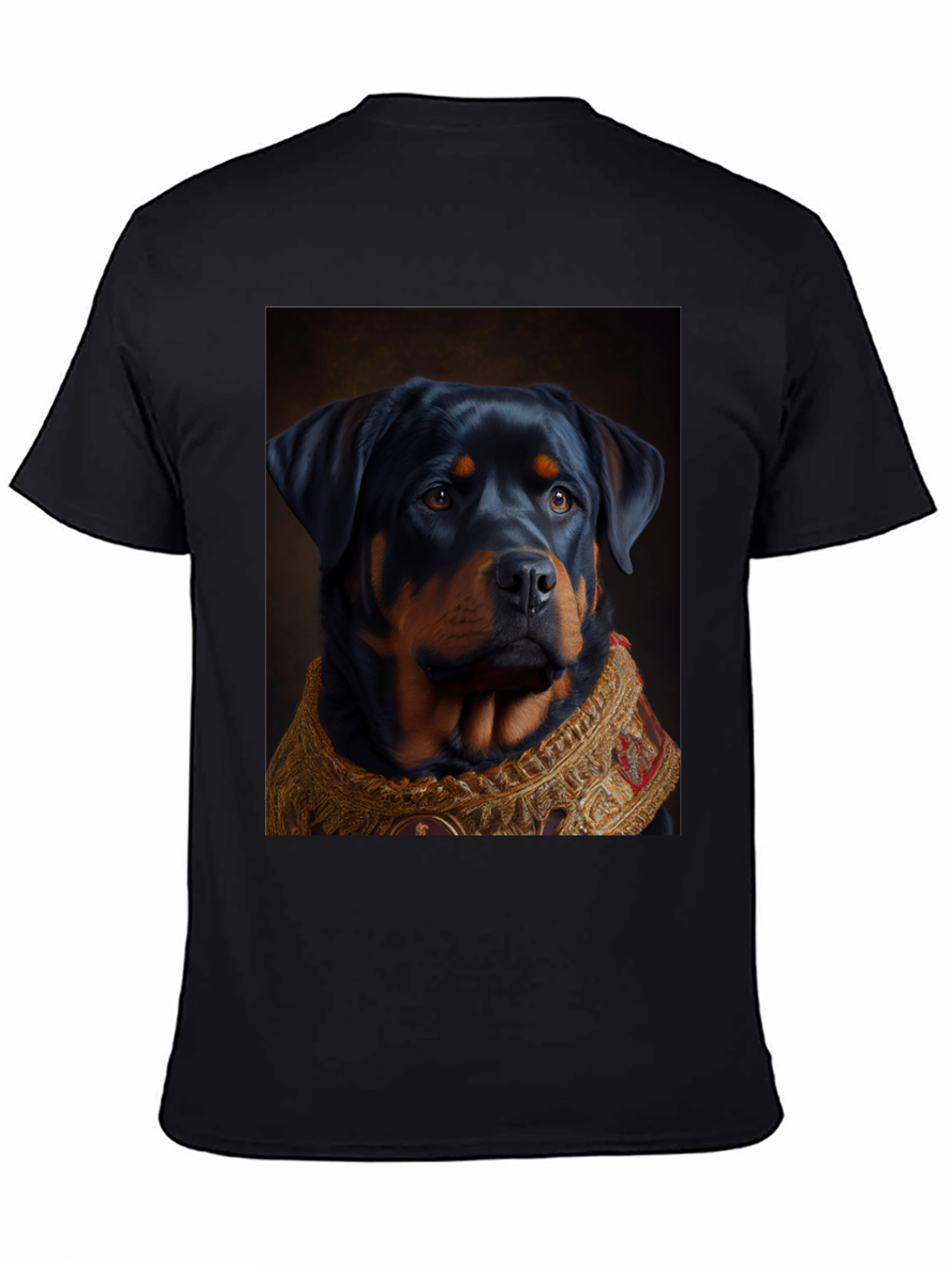Regal Rottweiler Graphic Tee - Unique Dog Lover Gift