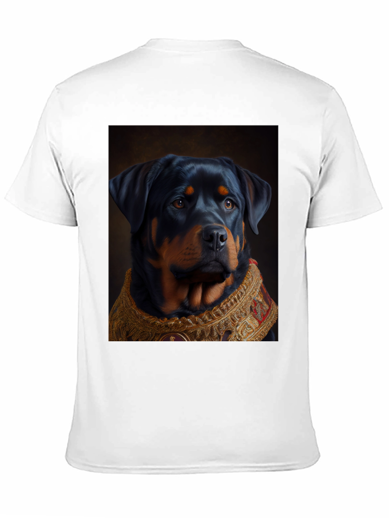 Regal Rottweiler Graphic Tee - Unique Dog Lover Gift