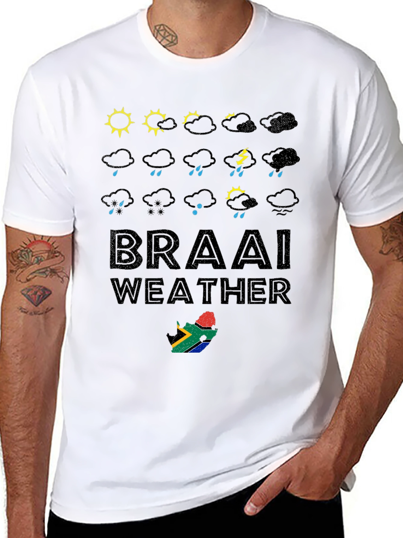 Braai Weather T-Shirt - South Africa BBQ