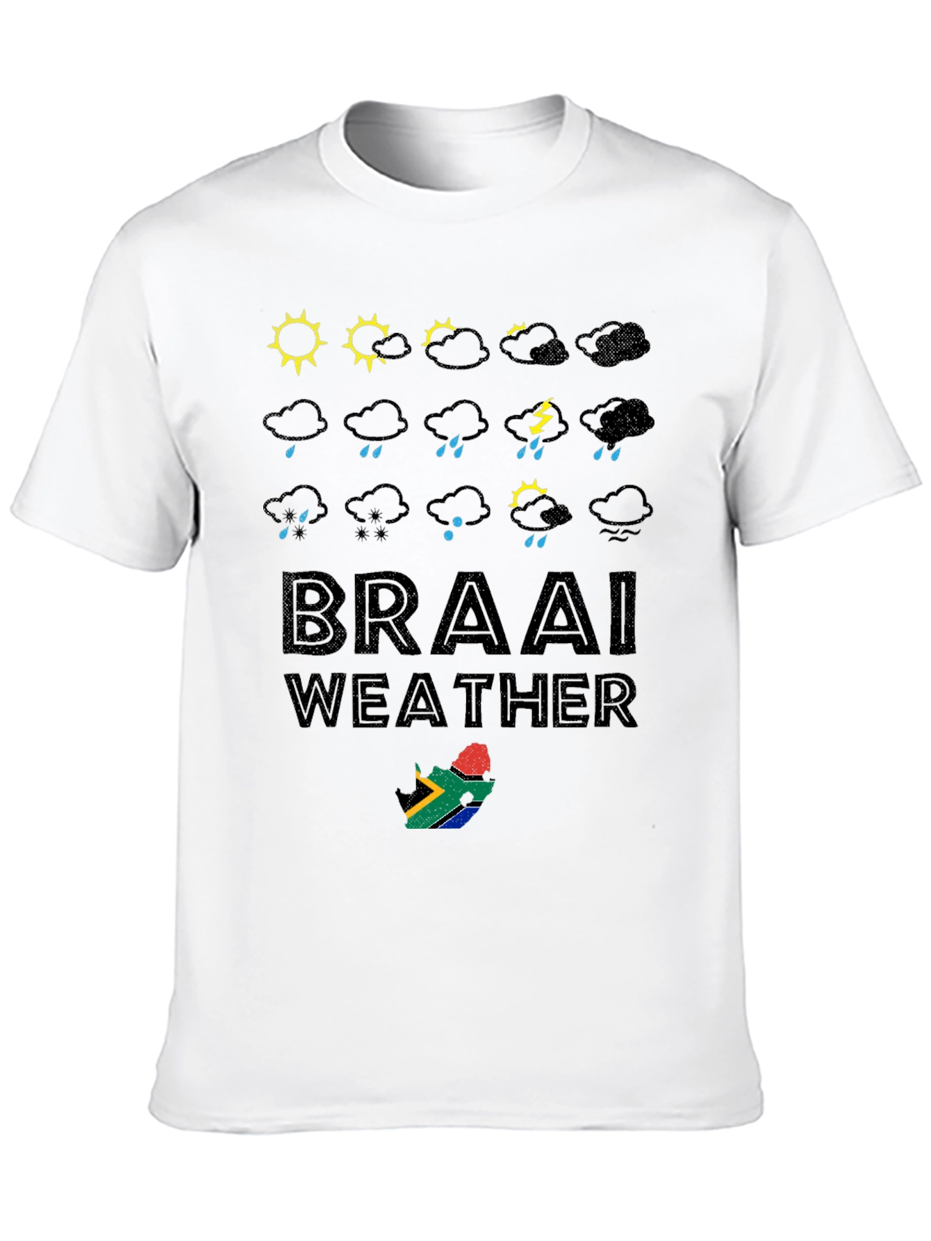Braai Weather T-Shirt - South Africa BBQ