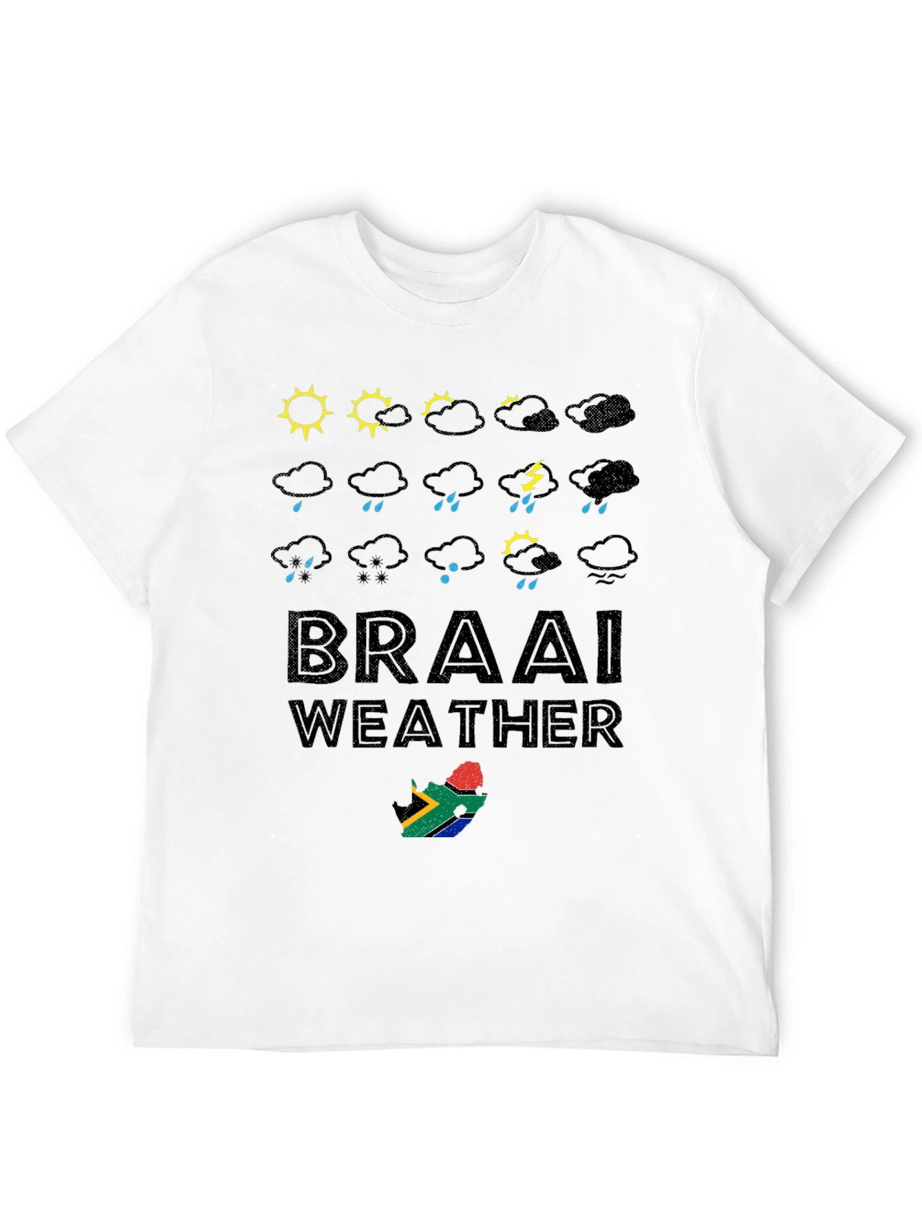 Braai Weather T-Shirt - South Africa BBQ