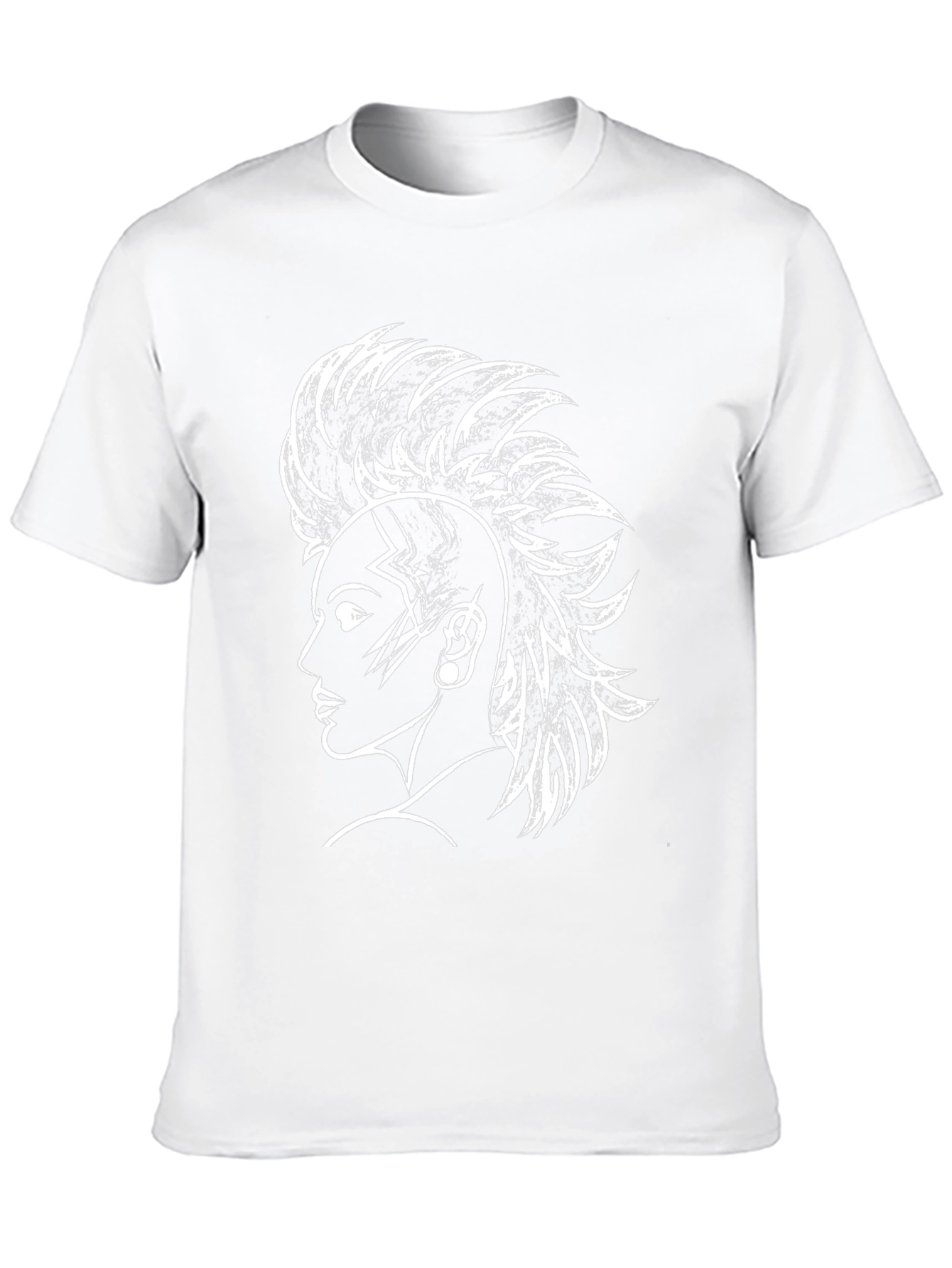 Edgy Punk Rocker T-Shirt - Black