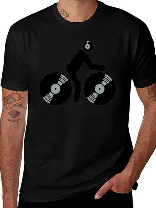 DJ Cyclist Black T-Shirt